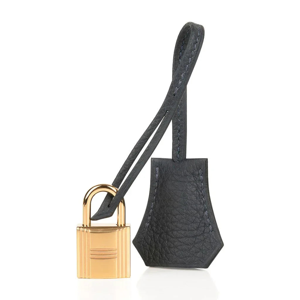 Birkin 25 Bag Vert Rousseau Togo Gold Hardware