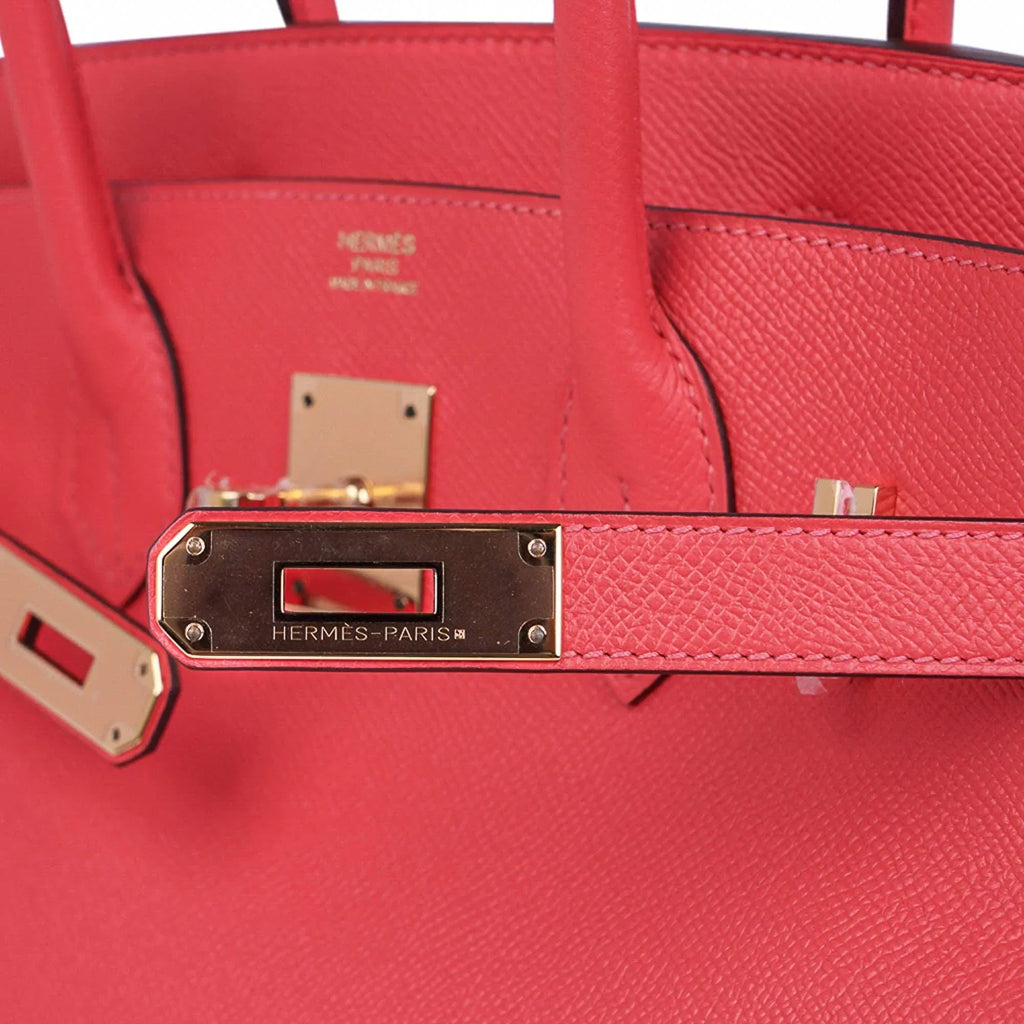 Birkin 30 Bag Rose Jaipur Epsom Leather with Gold Hardware