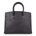 Shadow Birkin 35 Bag Limited Edition Black Swift Leather New