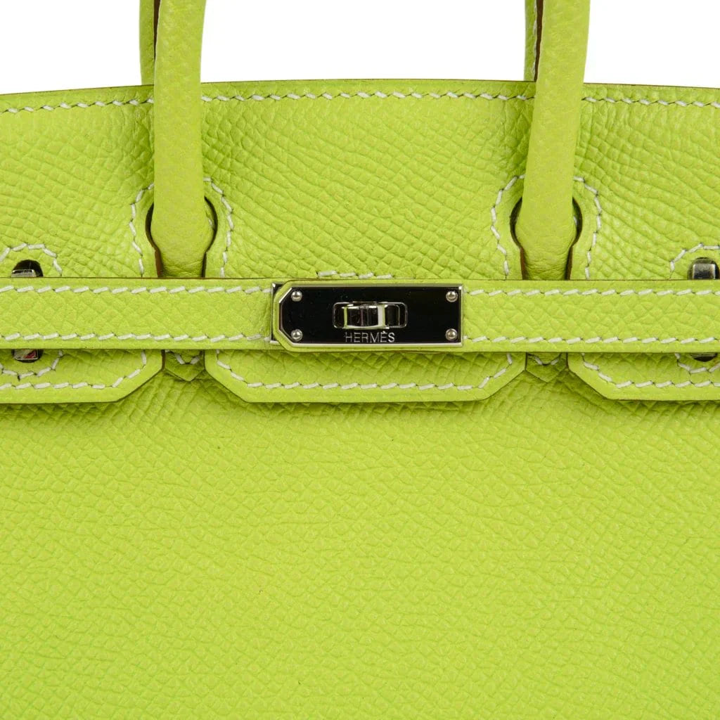 Birkin Tiny Bag Miniature Micro Kiwi Epsom Limited Edition