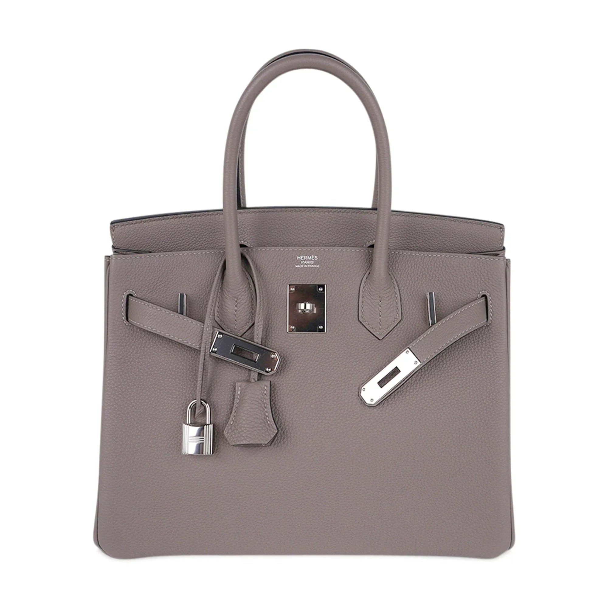 Birkin 30 Bag Gris Asphalte Togo Leather with Palladium Hardware