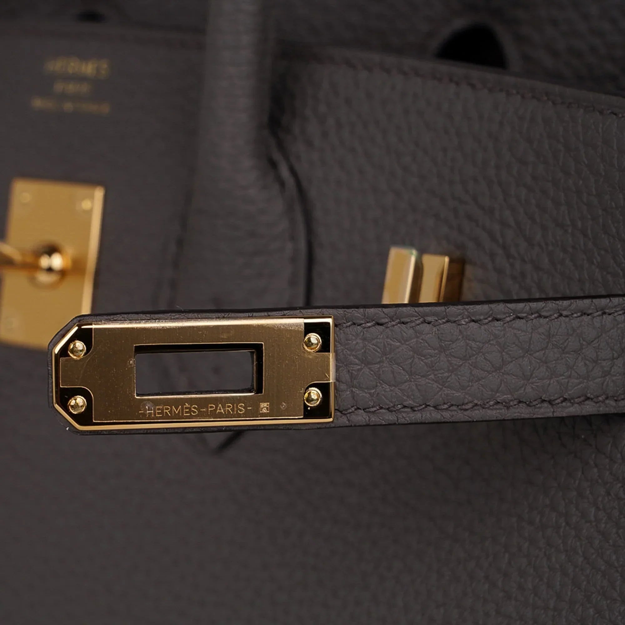 Birkin 25 Bag Etain Gold Hardware Togo Leather New w/Box