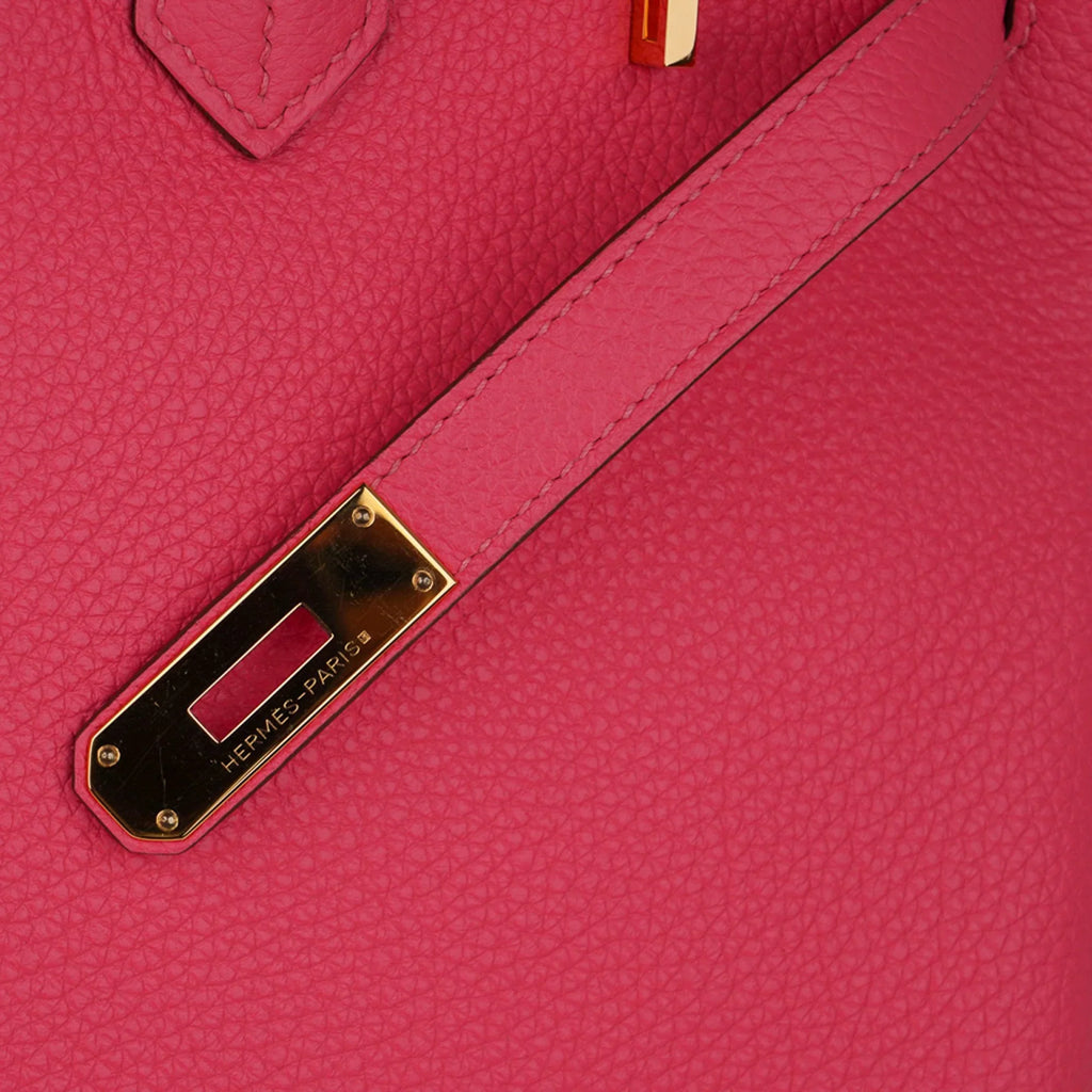 Birkin 35 Bag Rose Lipstick Pink Togo Gold Hardware