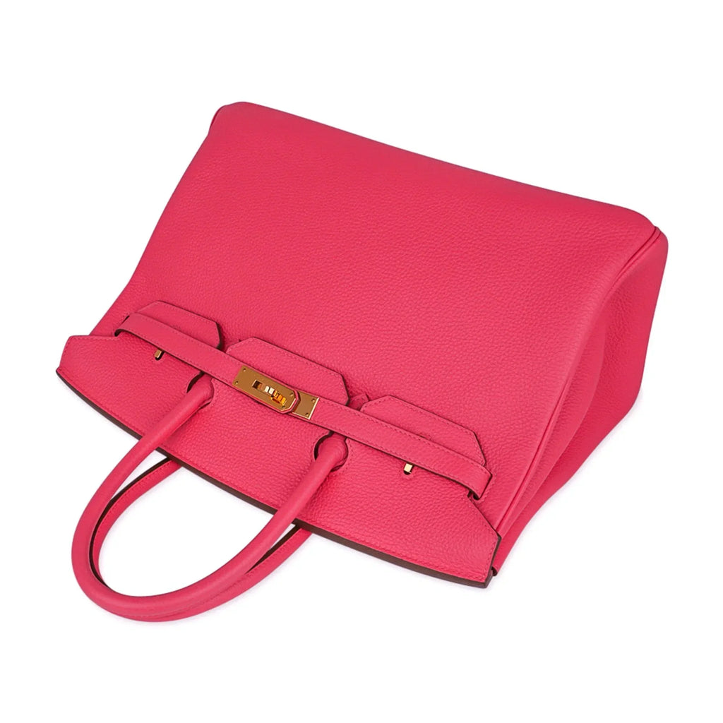 Birkin 35 Bag Rose Lipstick Pink Togo Gold Hardware