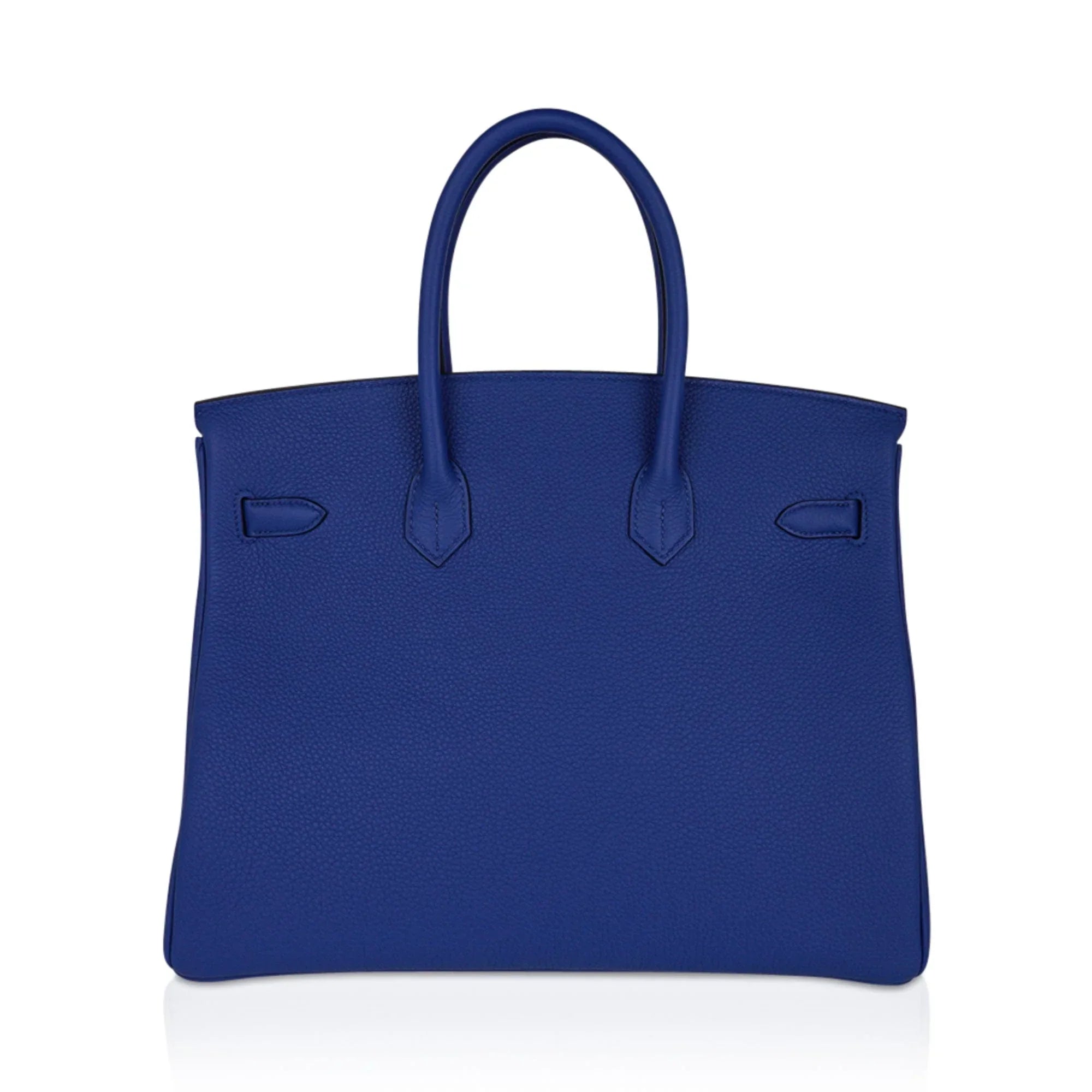 Birkin 35 Bag Blue de France Togo Leather with Palladium Hardware