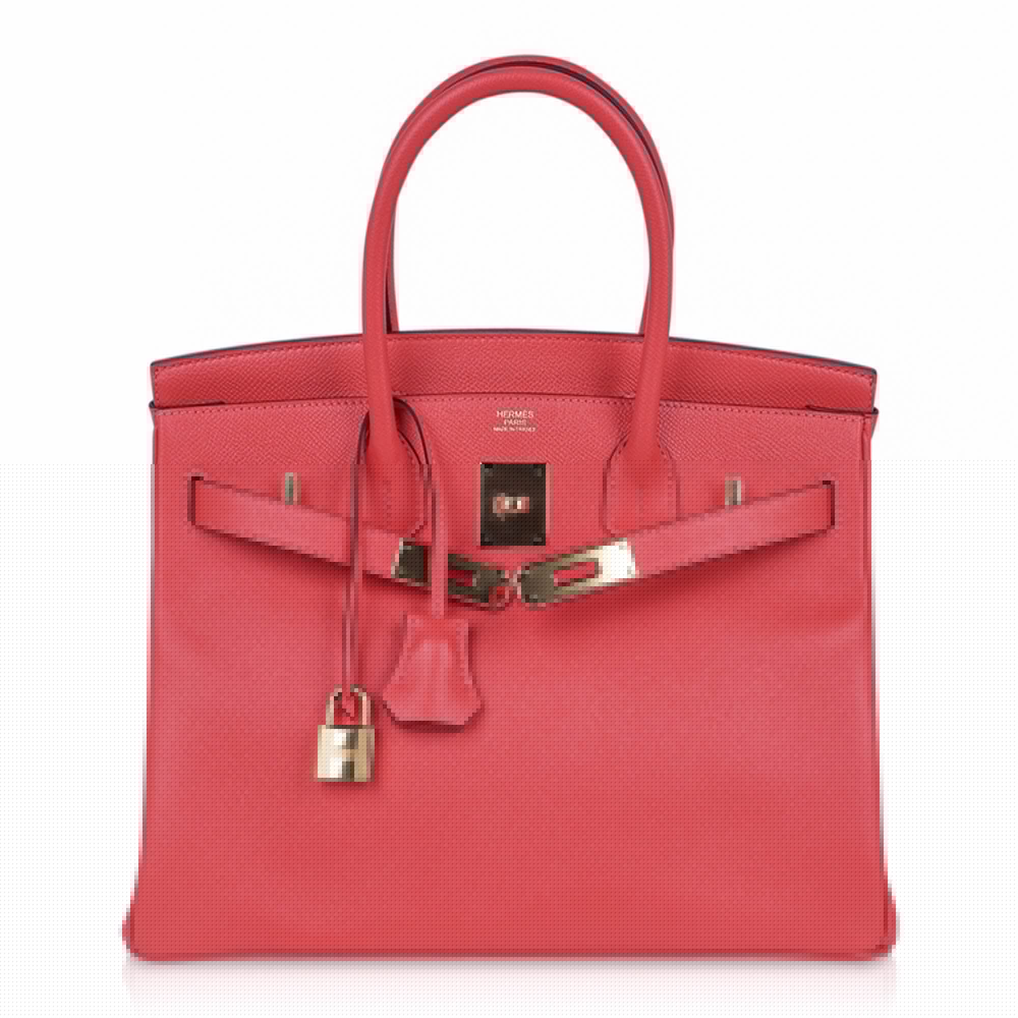 Birkin 30 Bag Rose Jaipur Epsom Leather with Gold Hardware