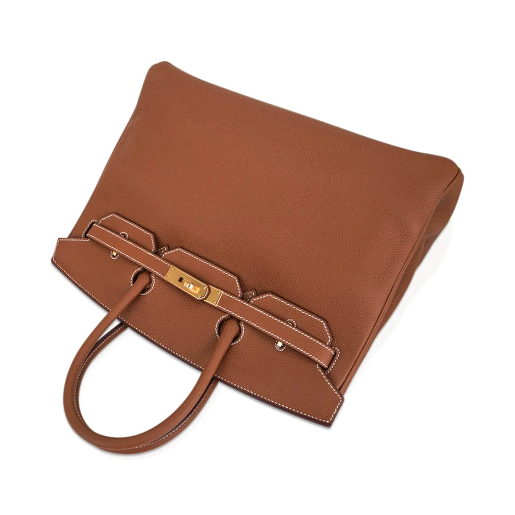 Birkin 35 Bag Gold Togo Leather with Gold Hardware