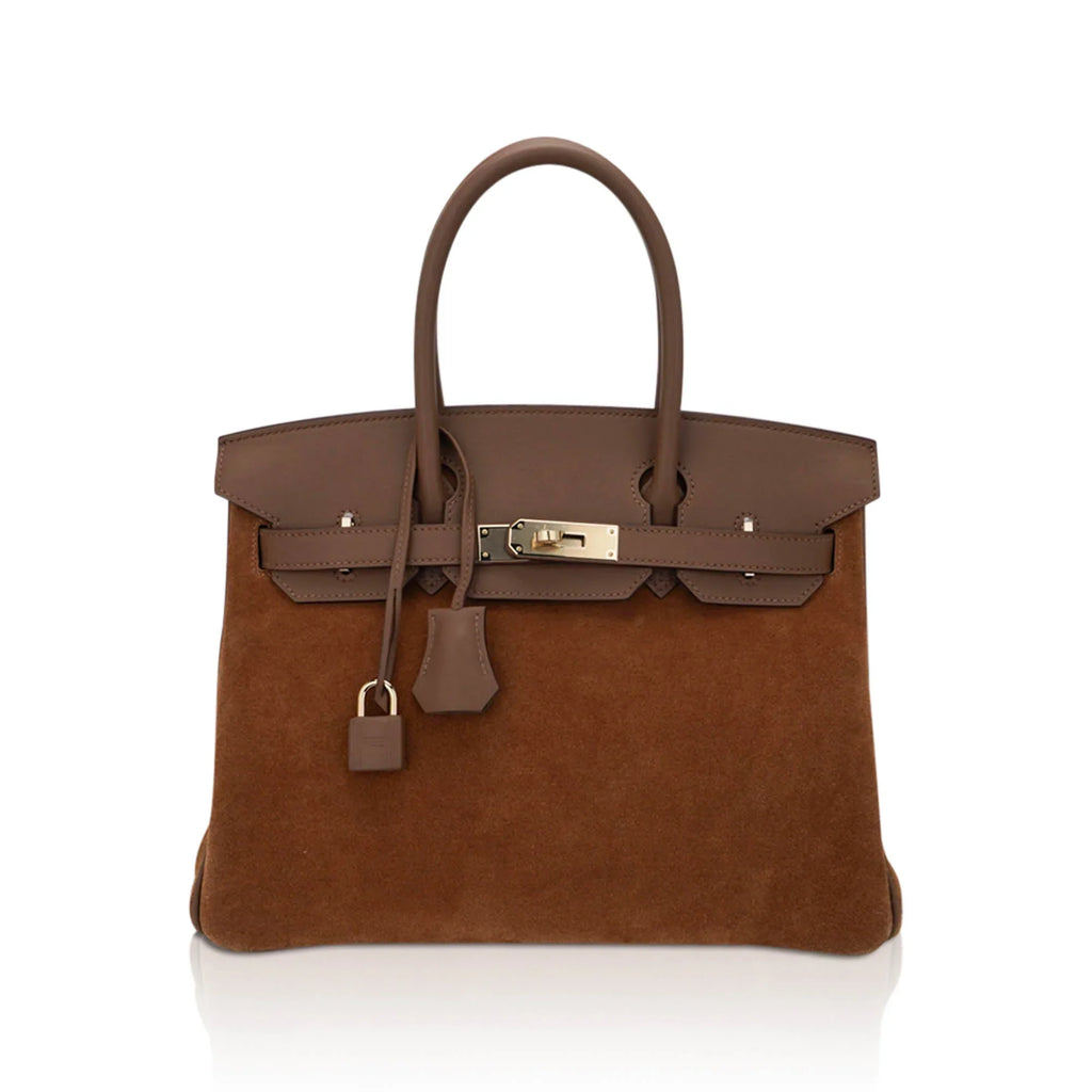 Limited Edition Birkin 30 Grizzly Bag Alezan Permabrass Hardware