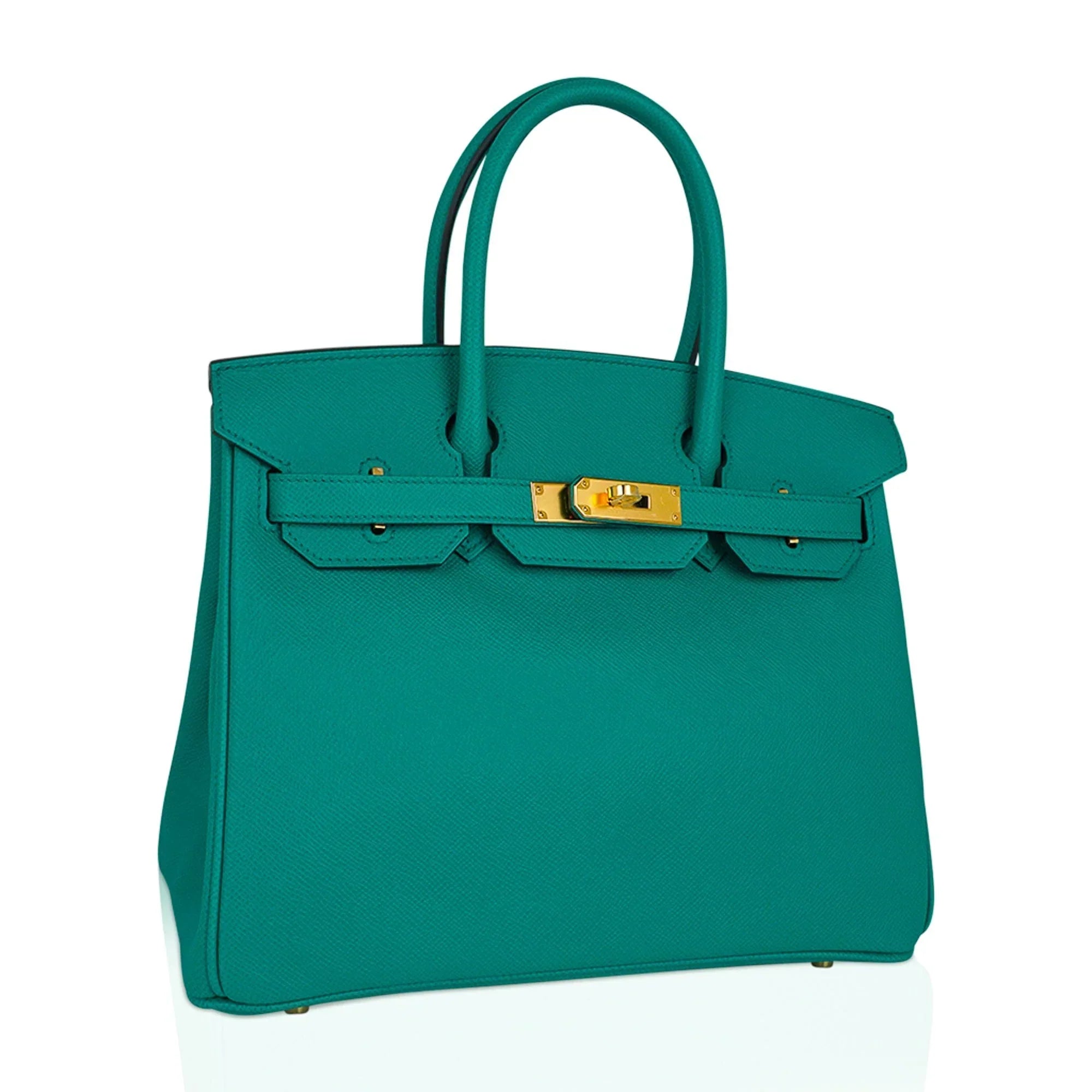 Birkin 30 Bag Vert Jade Epsom Leather with Gold Hardware