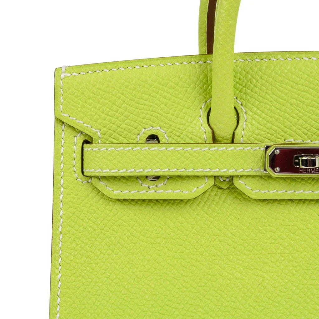 Birkin Tiny Bag Miniature Micro Kiwi Epsom Limited Edition
