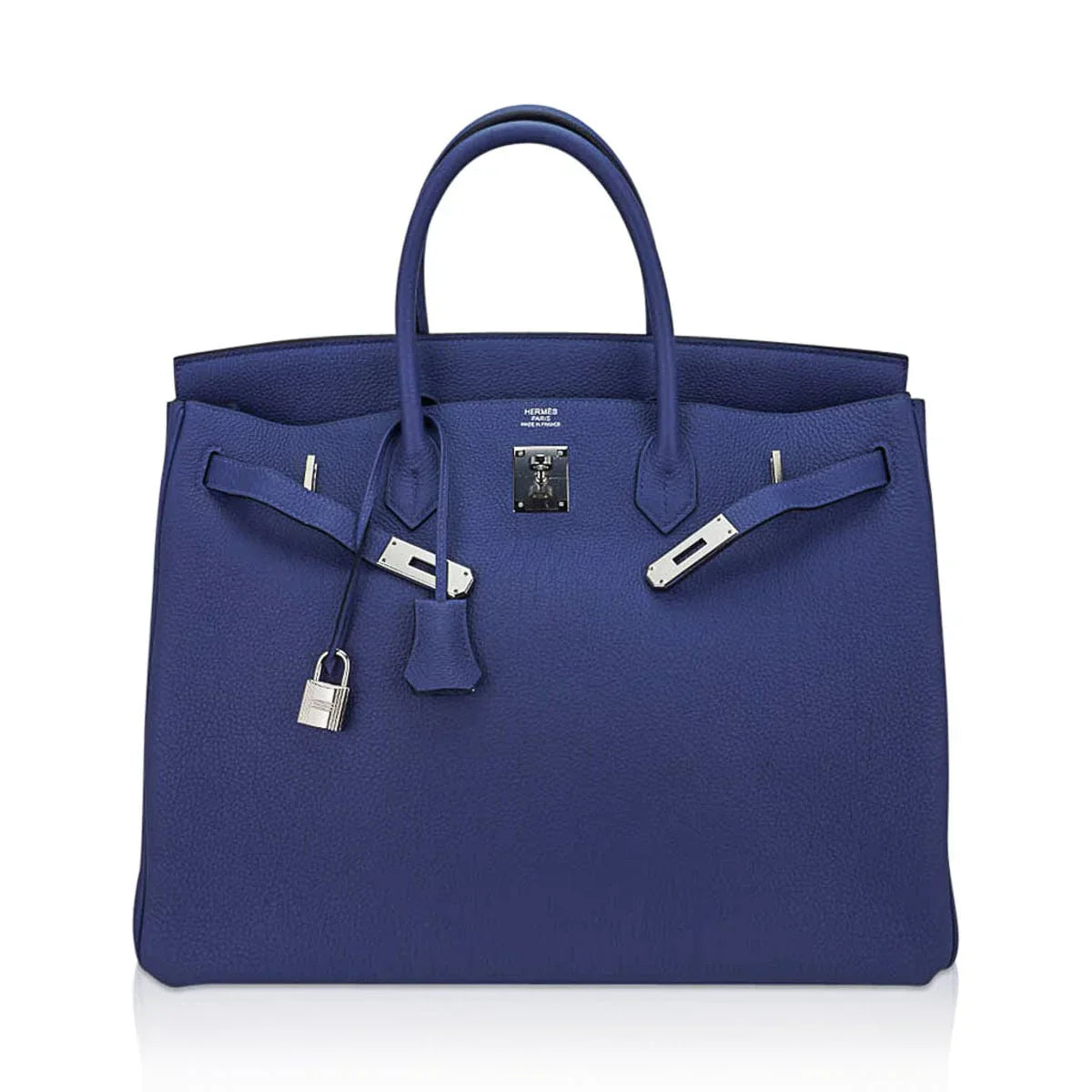 Limited Edition Birkin 40 Bag Blue de Prusse Togo Leather with Palladium Hardware