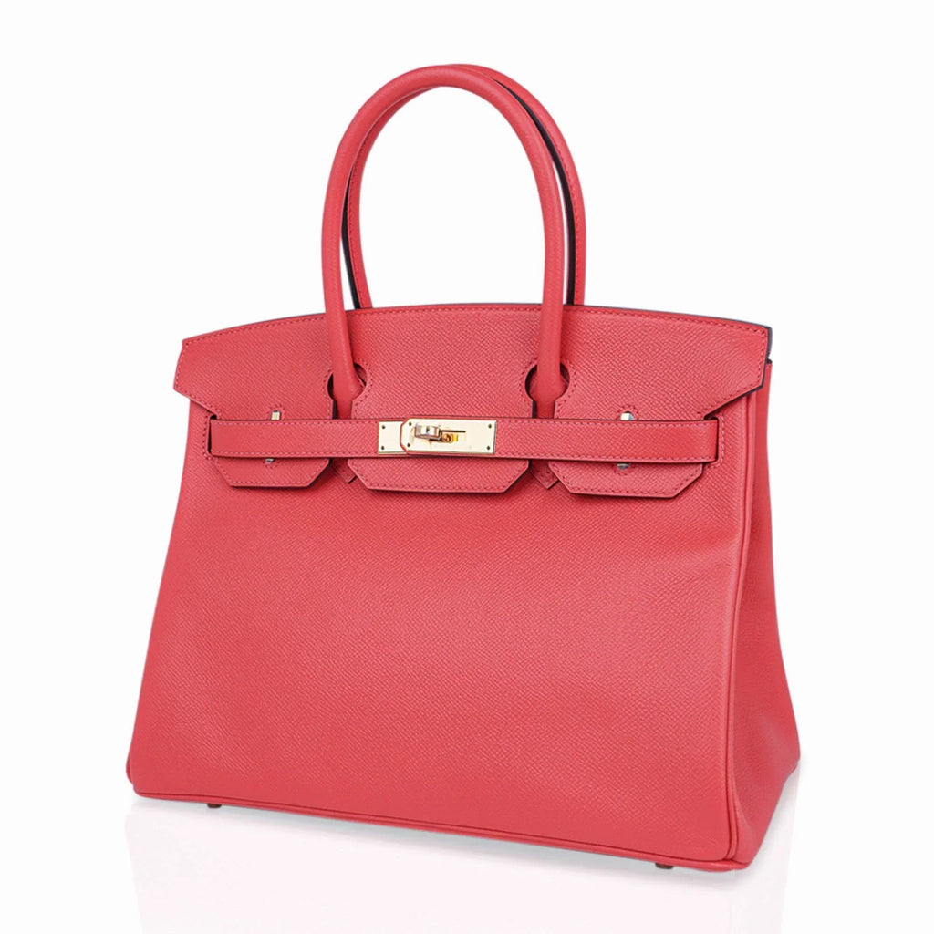 Birkin 30 Bag Rose Jaipur Epsom Leather with Gold Hardware