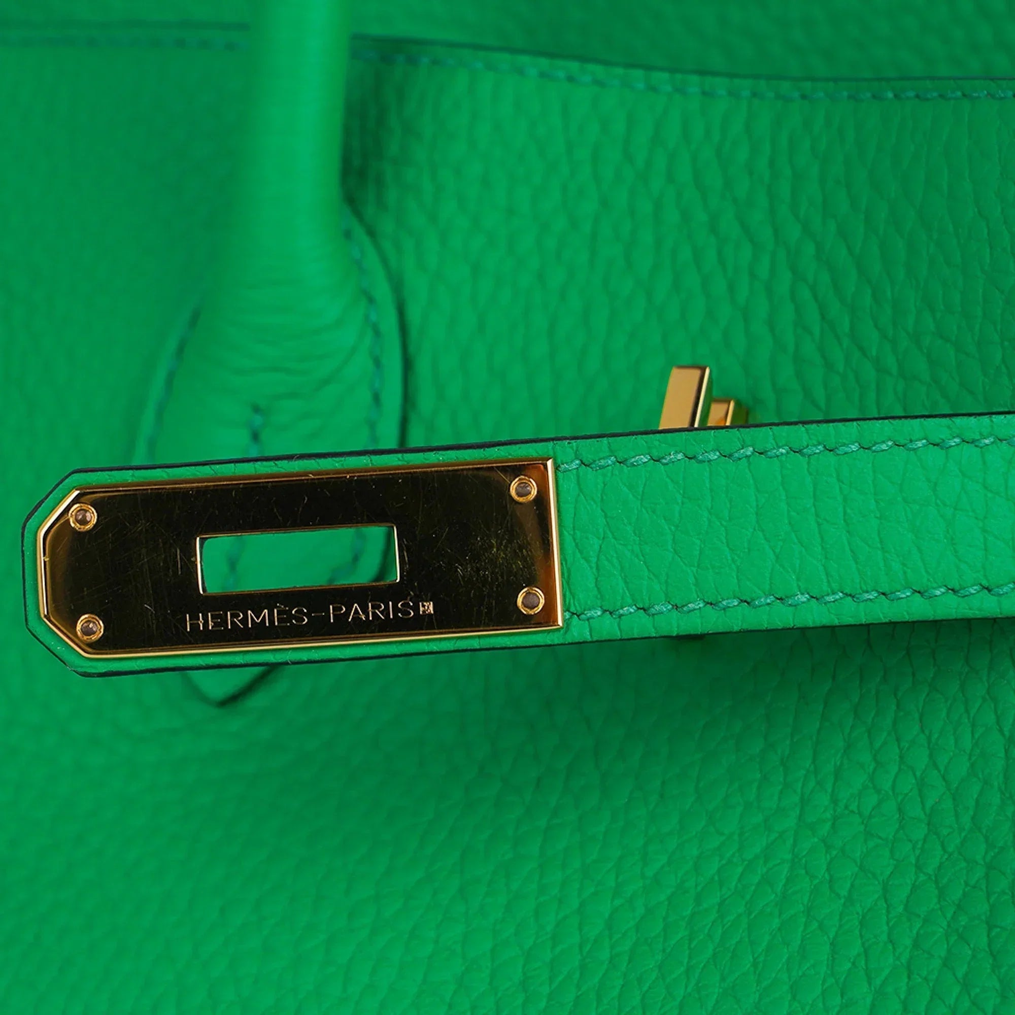 Birkin 35 Bag Bamboo Togo Leather with Gold Hardware