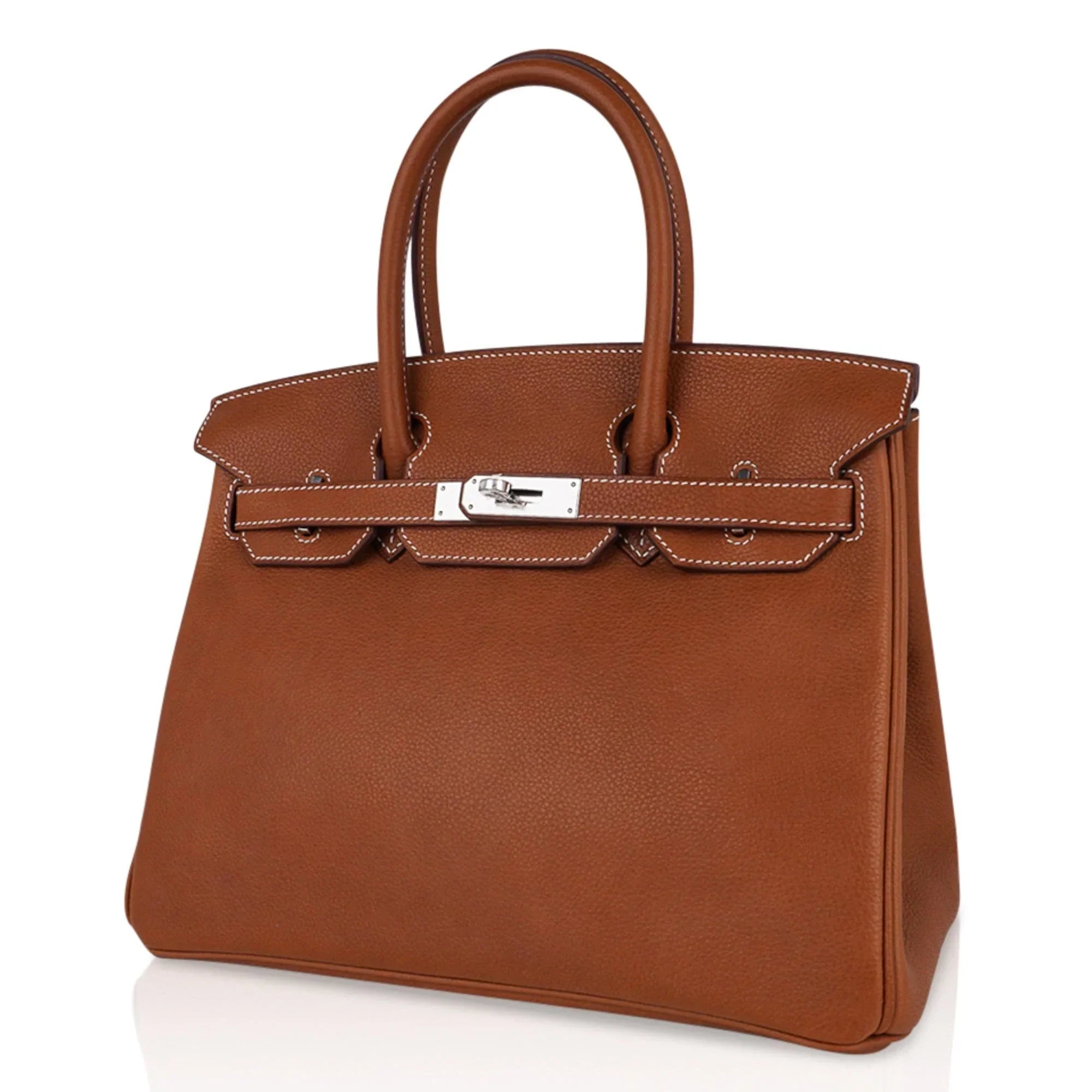 Birkin 30 Bag Barenia Faubourg Palladium Hardware