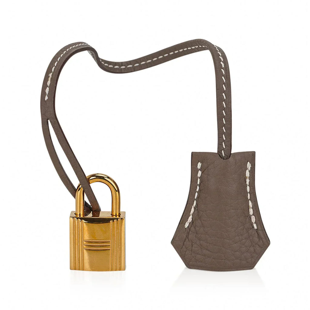 Birkin 35 Bag Etoupe Gold Hardware Togo Leather