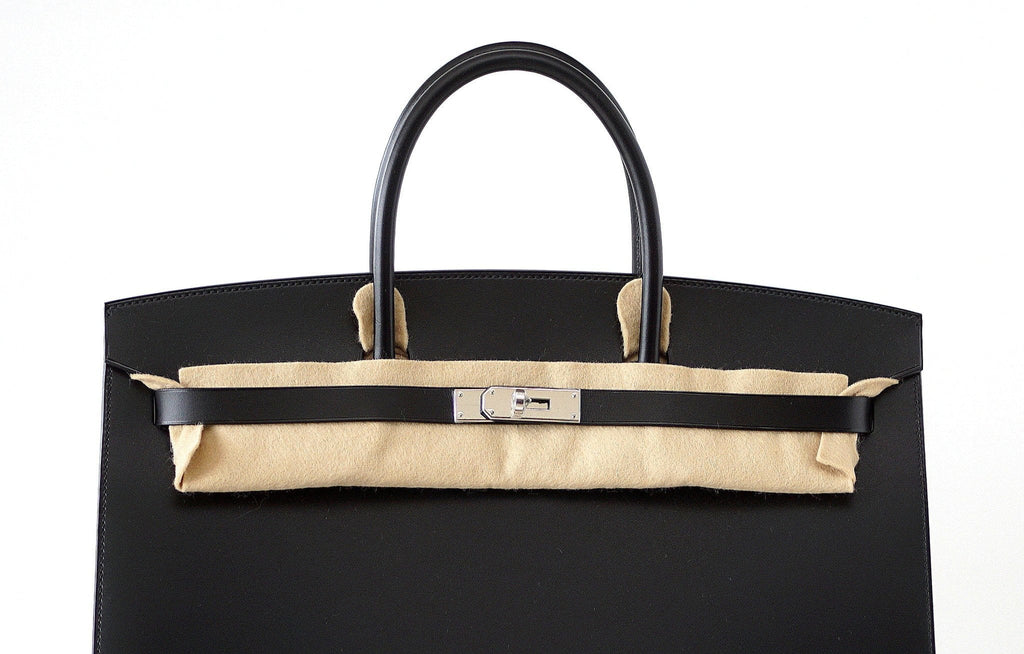 Birkin 40 Bag Sellier Black Vache Hunter/ Veau Evercalf Limited Edition