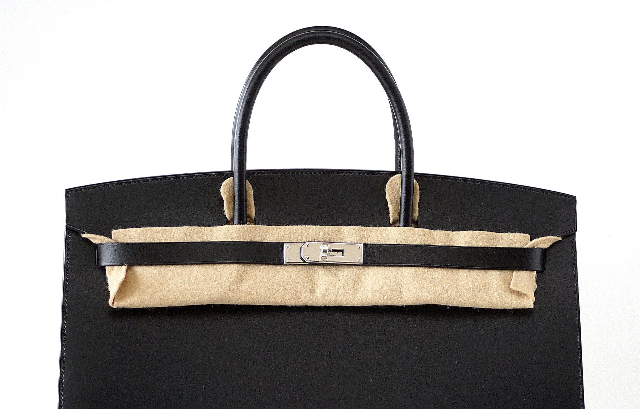 Birkin 40 Bag Sellier Black Vache Hunter/ Veau Evercalf Limited Edition