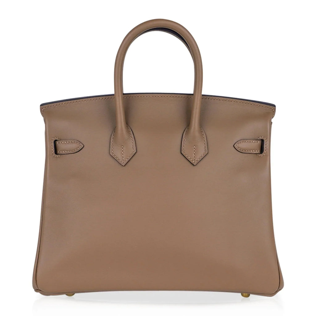 Birkin 25 Beige De Weimar Veau Jonathan Leather Gold Hardware