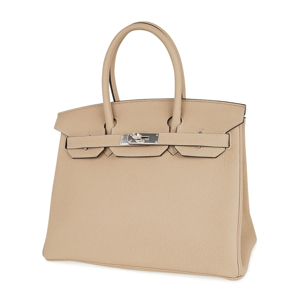 Birkin 30 Bag Trench Neutral Perfection Palladium Hardware