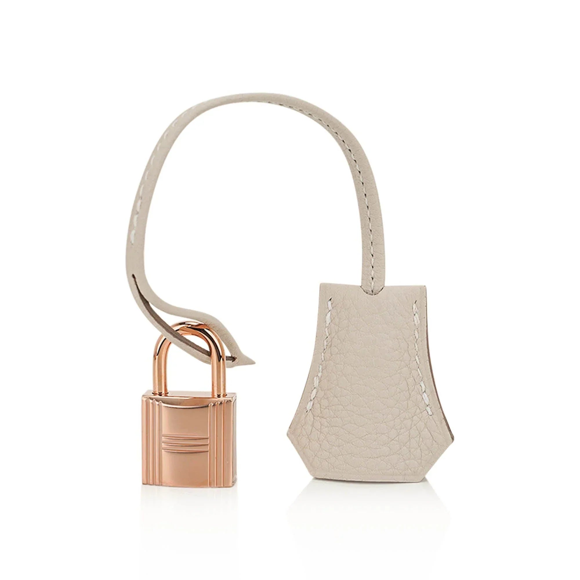 Birkin 25 Bag Craie Togo Leather with Rose Gold Hardware