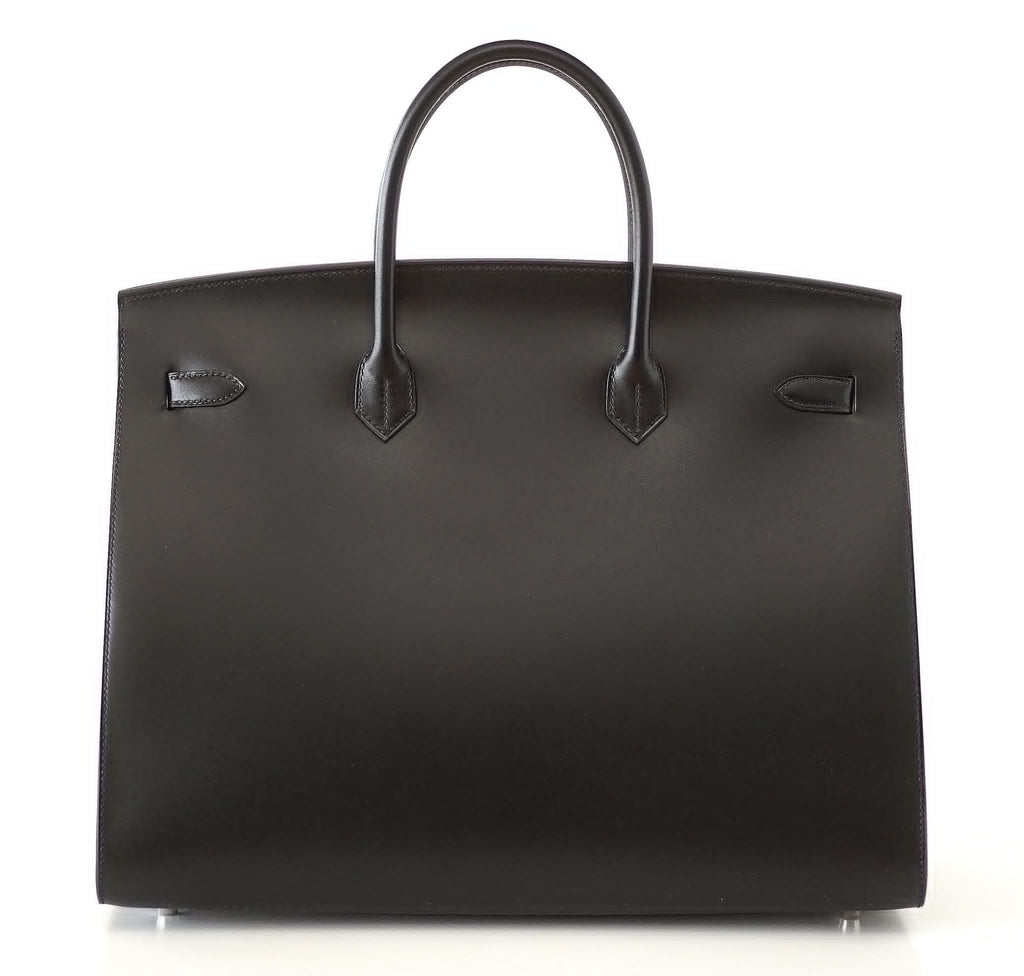 Birkin 40 Bag Sellier Black Vache Hunter/ Veau Evercalf Limited Edition