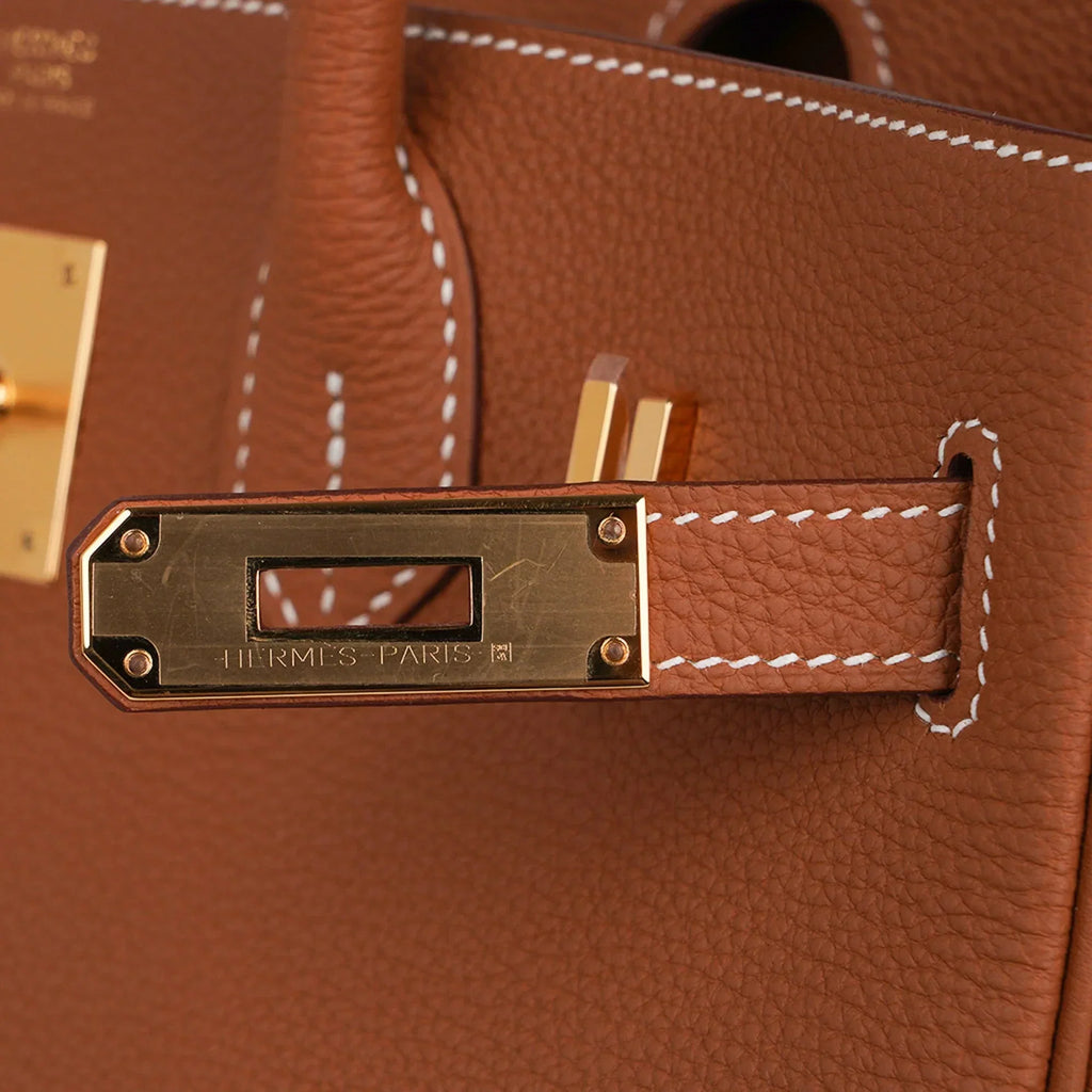 Birkin 30 Bag Gold Togo Leather Gold Hardware