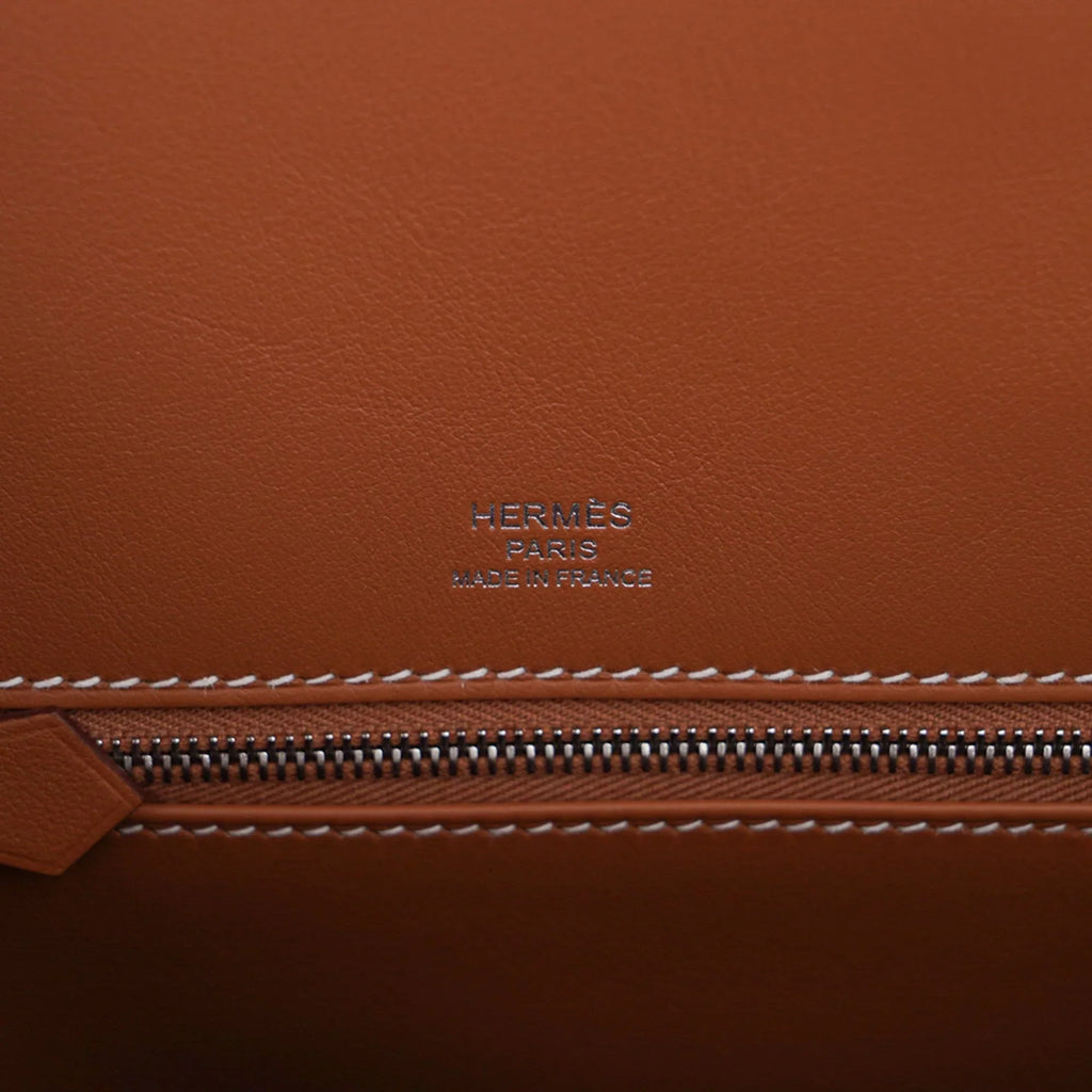 Shadow Birkin 25 Bag Gold Evercalf Limited Edition