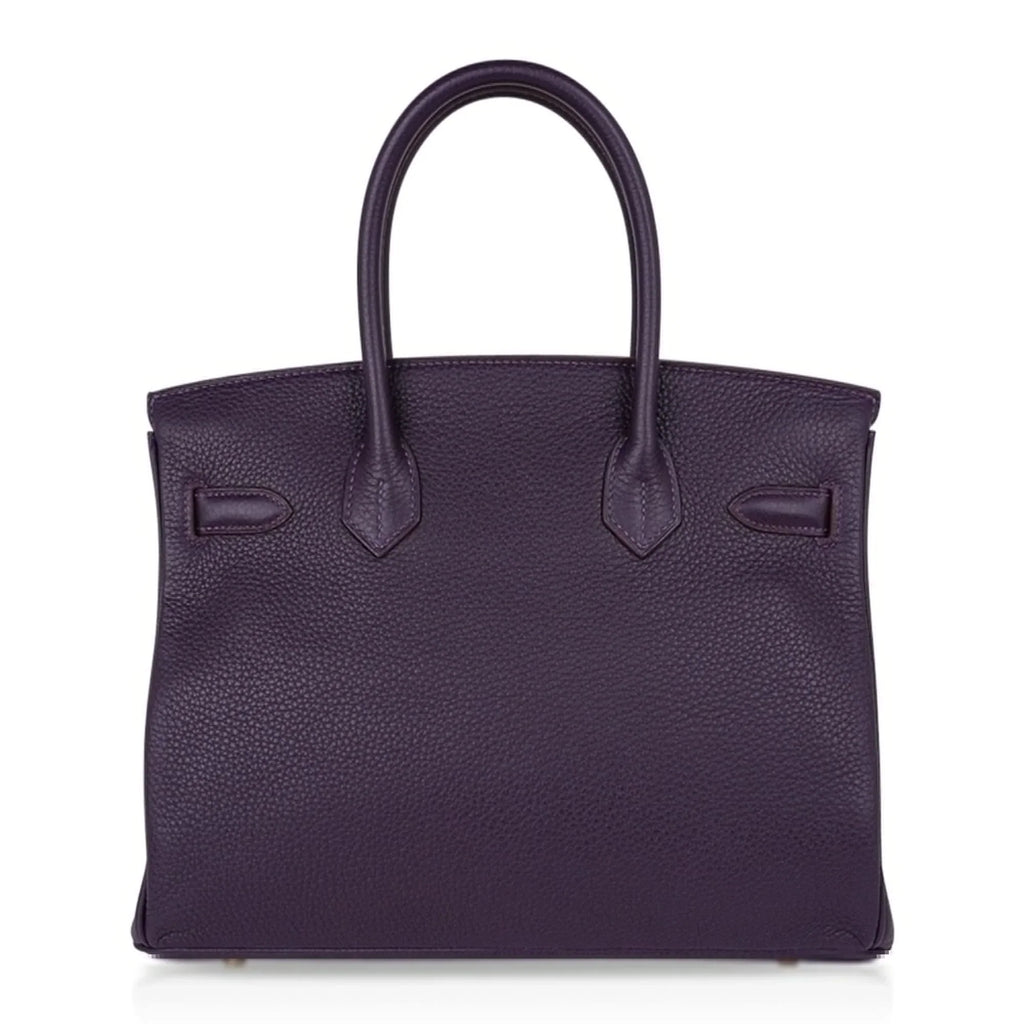 Birkin 30 Bag Raisin Rich Original Colour Gold Hardware Togo Leather