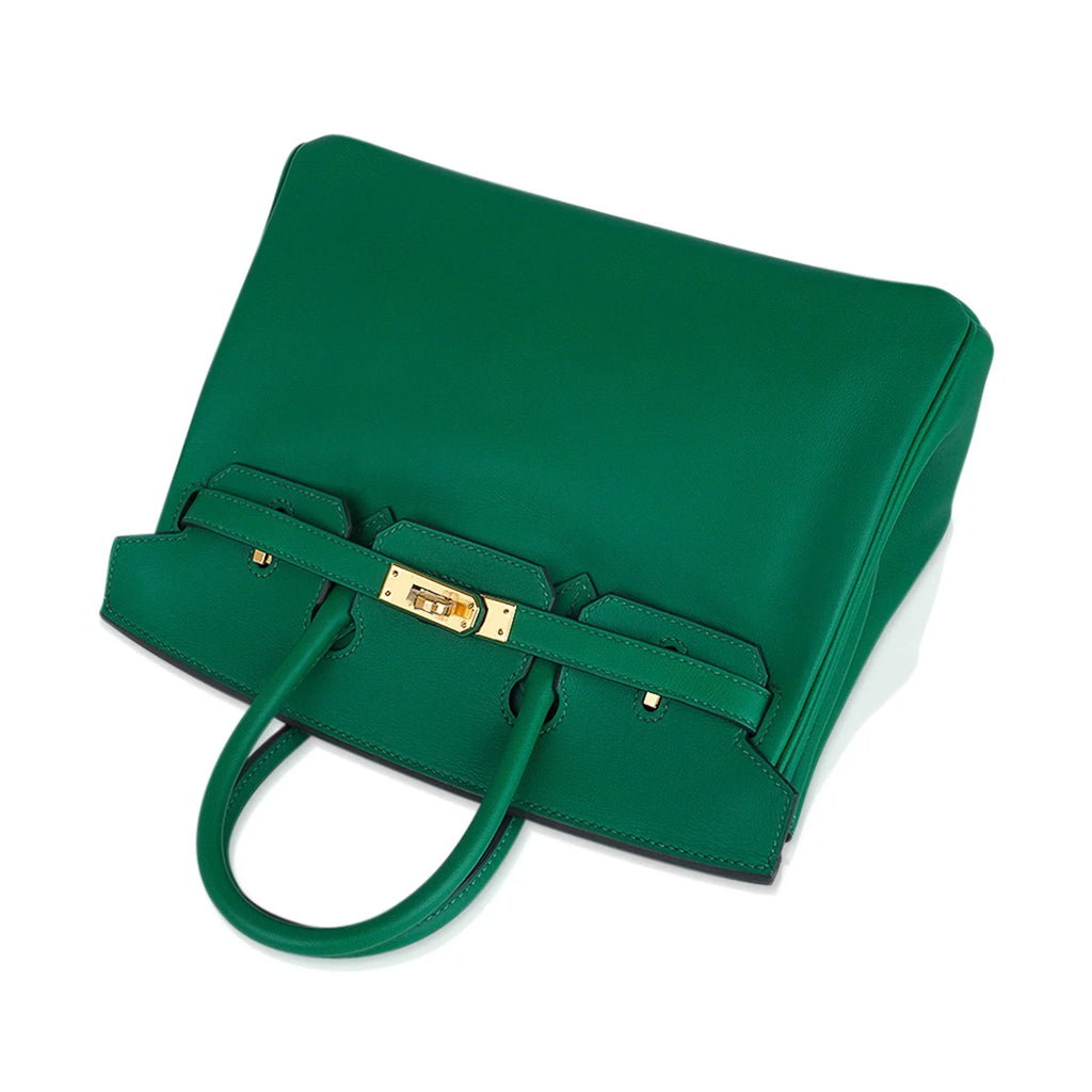 Birkin 25 Bag in Cactus Swift Leather with Gold Hardware
