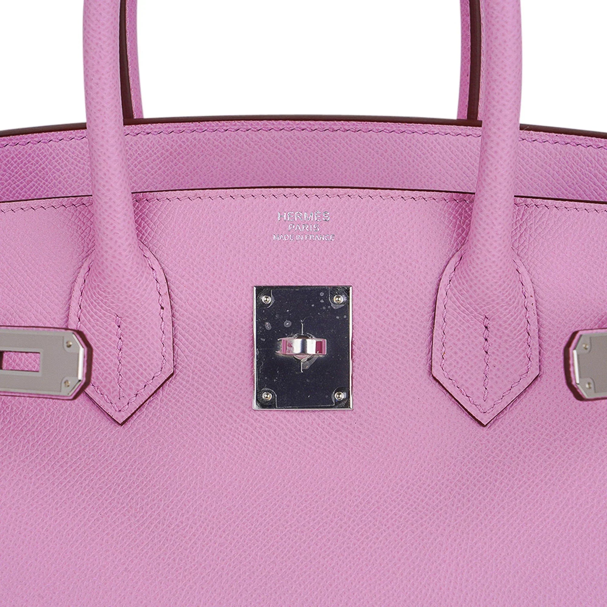 Birkin 30 Bag Mauve Sylvestre Epsom Leather with Palladium Hardware