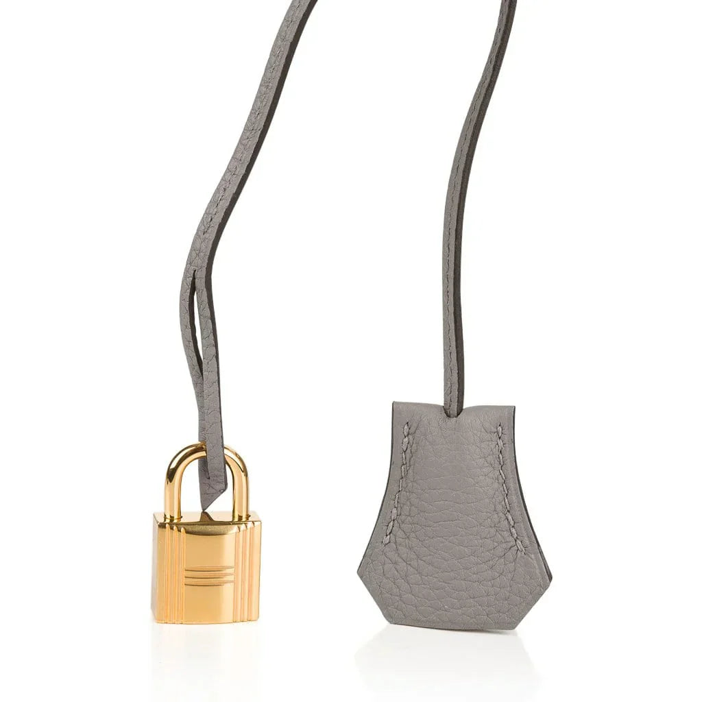 Birkin 35 Bag Gris Asphalte Togo Gold Hardware