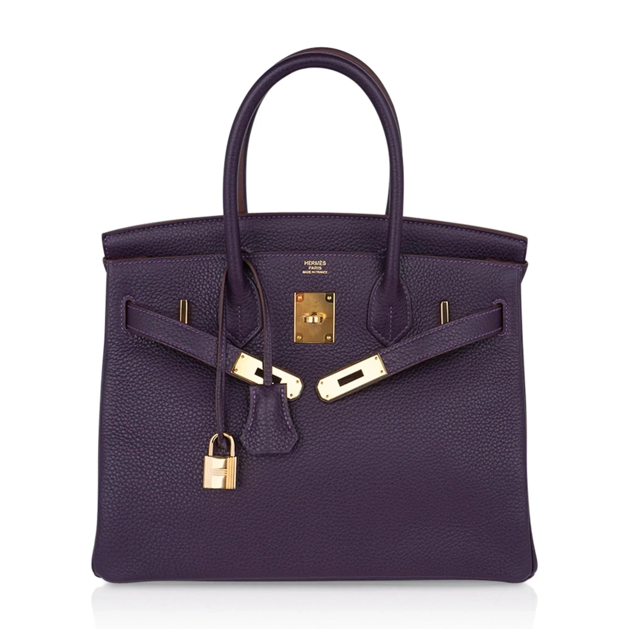Birkin 30 Bag Raisin Rich Original Colour Gold Hardware Togo Leather