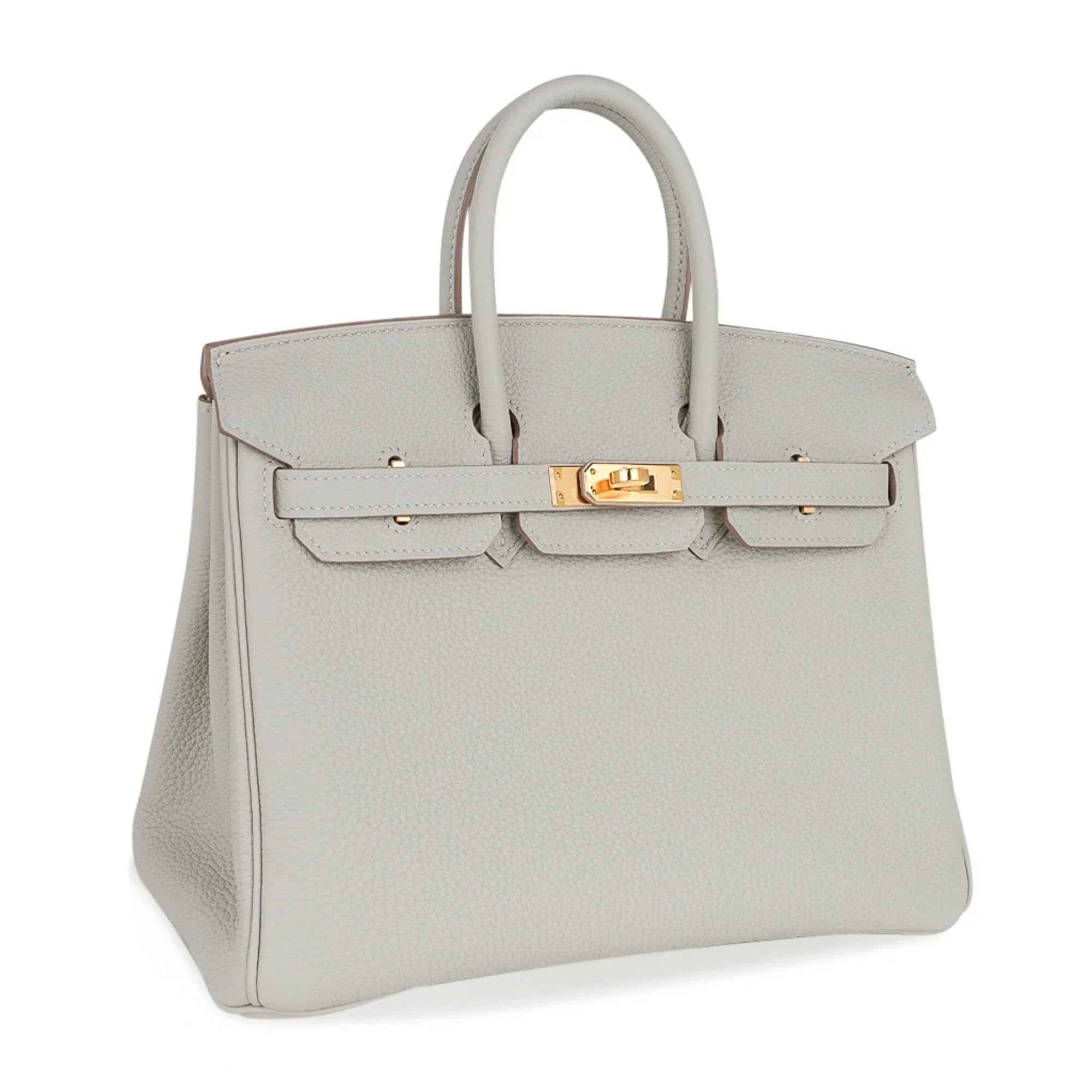 Birkin 25 Bag Gris Perle Togo Gold Hardware