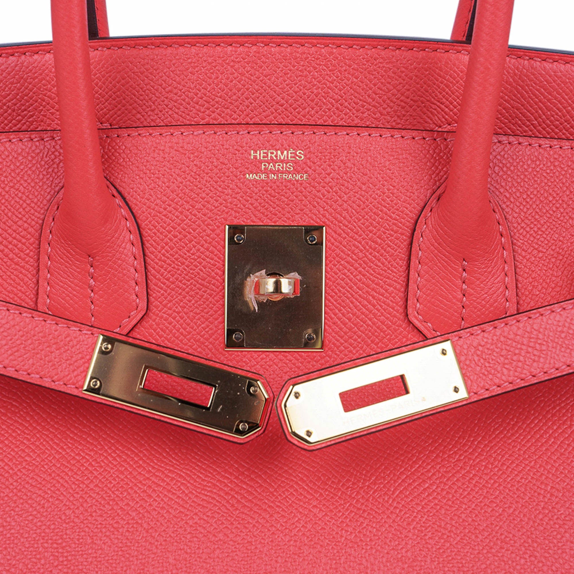 Birkin 30 Bag Rose Jaipur Epsom Leather with Gold Hardware