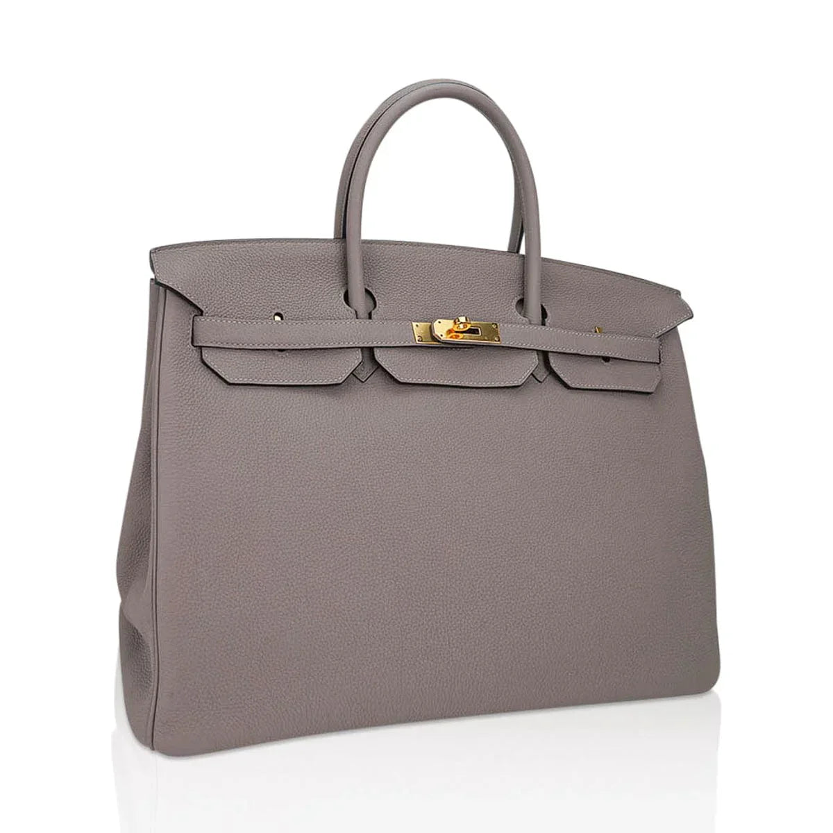 Birkin 40 Gris Asphalte Bag Gold Hardware Togo Leather