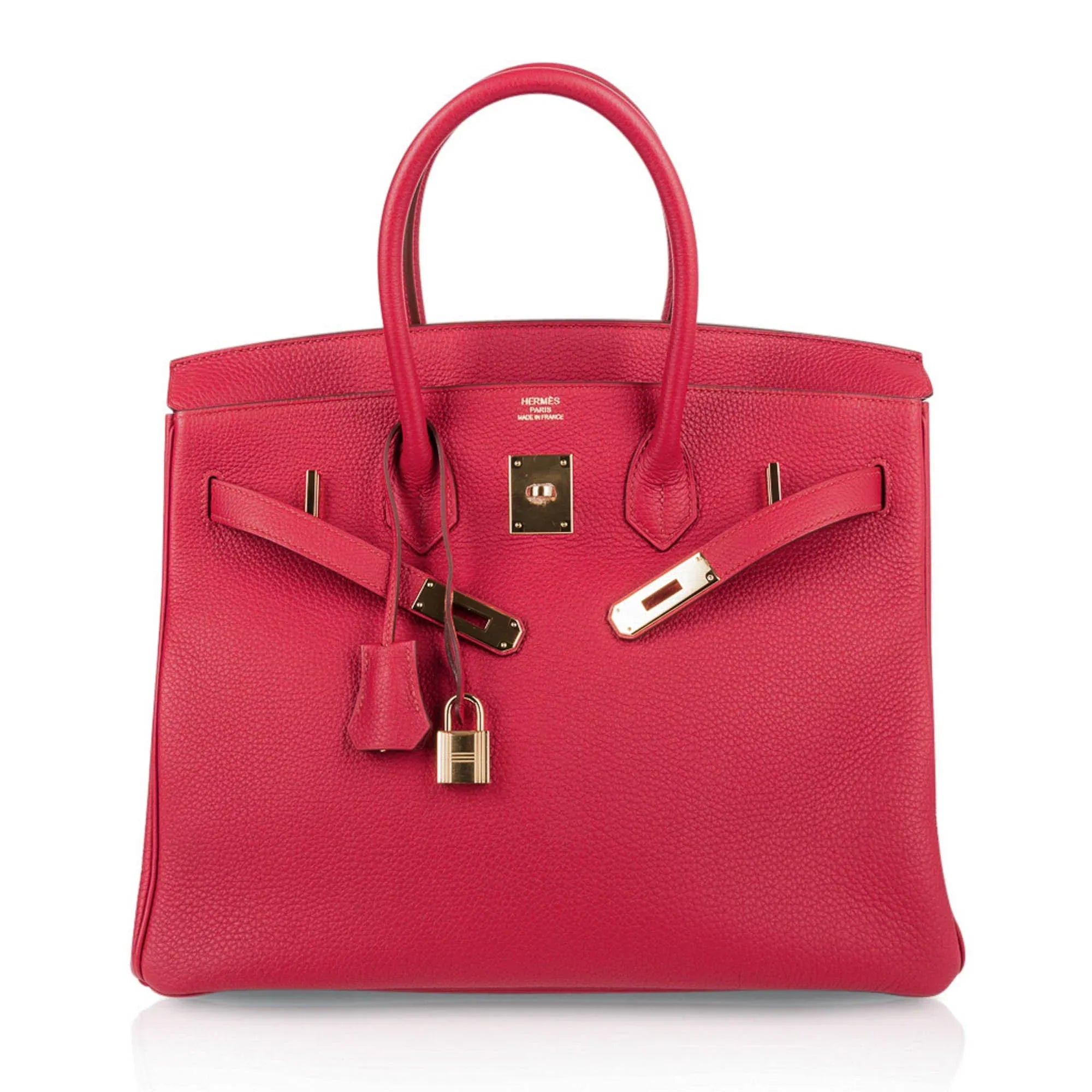 Birkin 35 Bag Vermillion Togo Leather with Gold Hardware