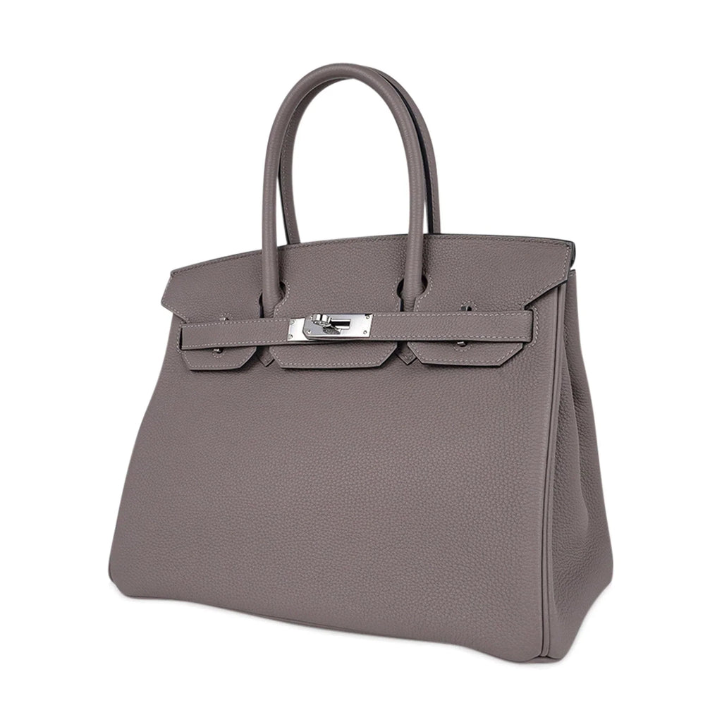 Birkin 30 Bag Gris Asphalte Togo Leather with Palladium Hardware