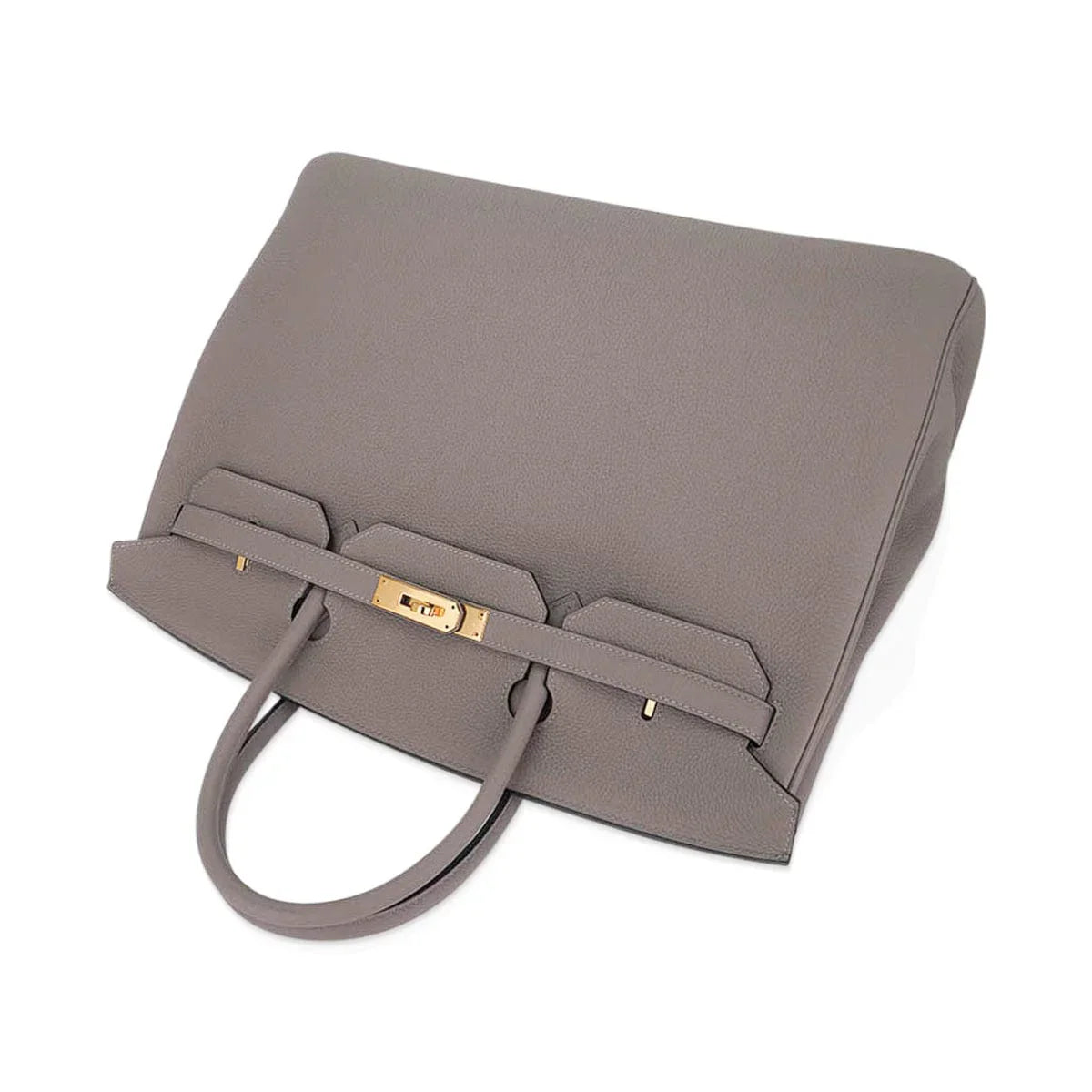 Birkin 40 Gris Asphalte Bag Gold Hardware Togo Leather