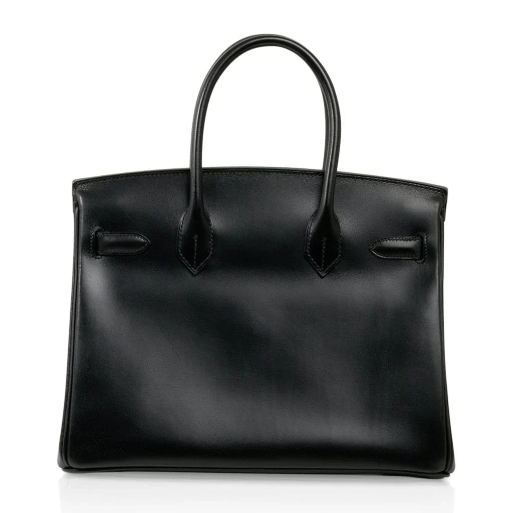 Birkin 30 Bag So Black Limited Edition Box Leather