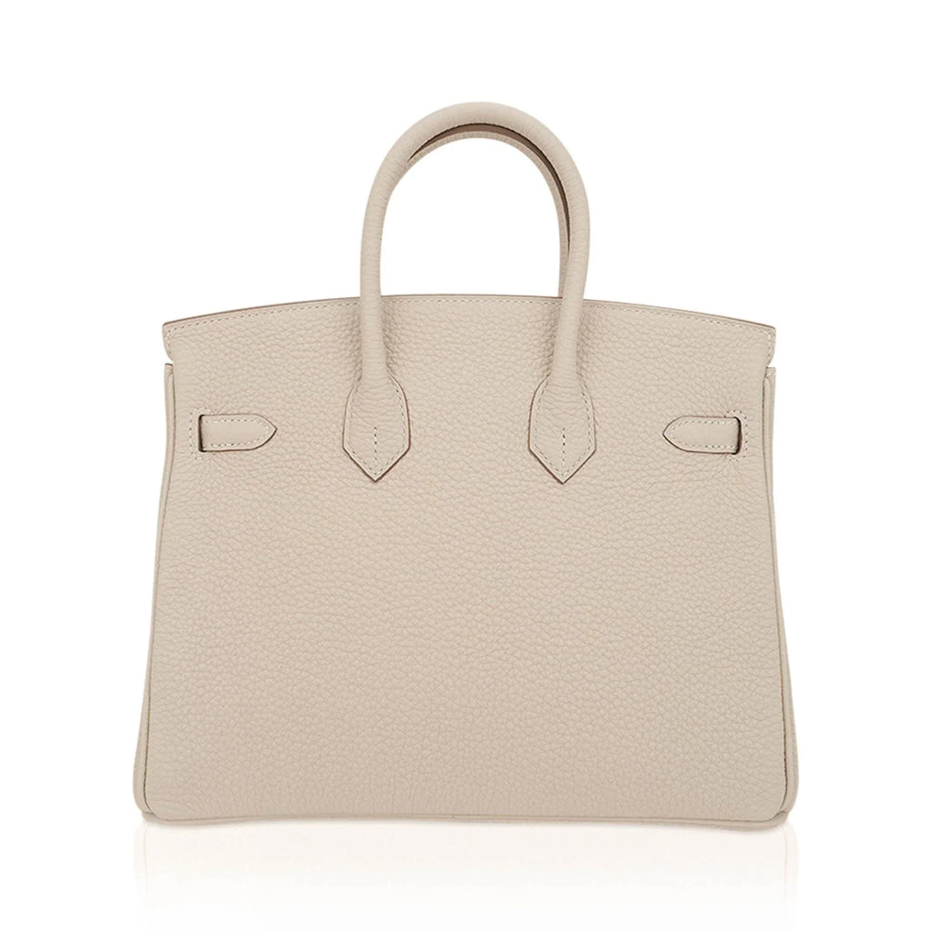 Birkin 25 Bag Craie Togo Leather with Rose Gold Hardware