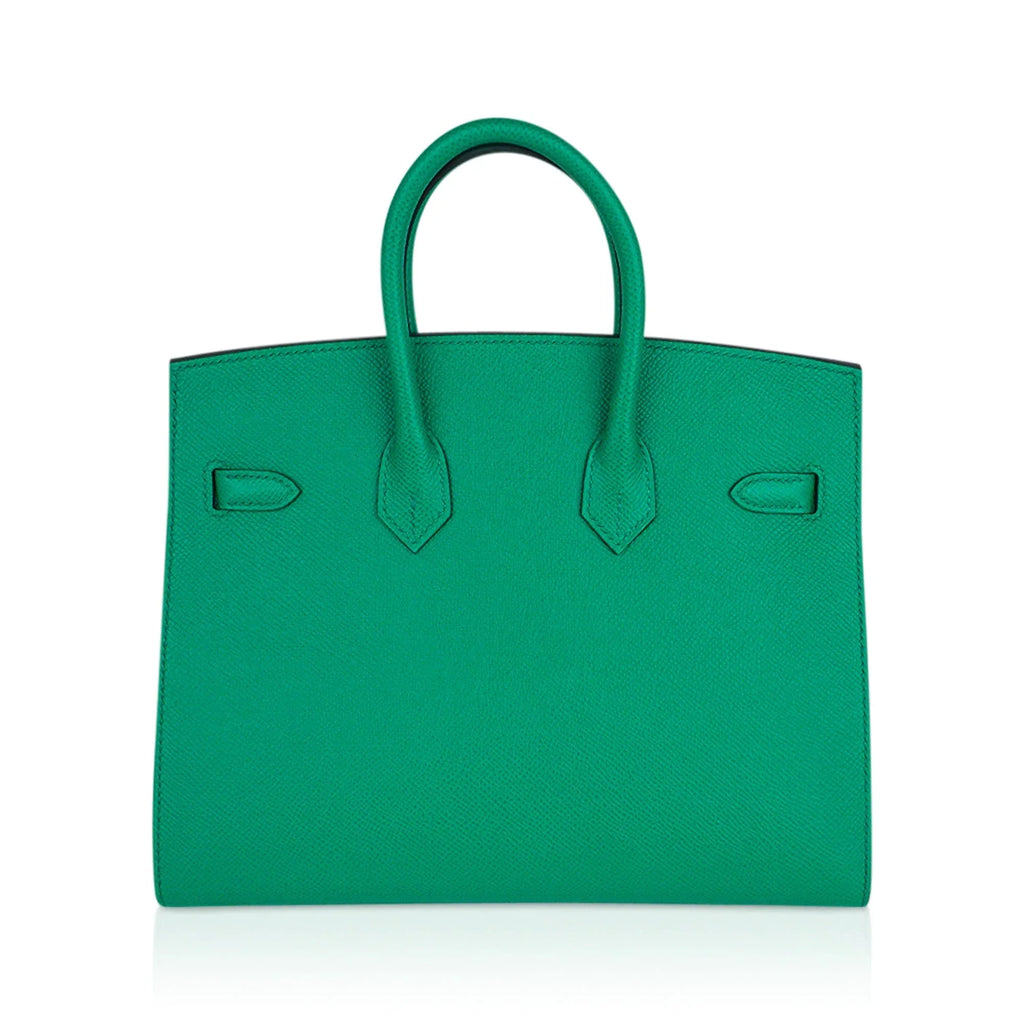 Birkin Sellier 25 Bag Vert Jade Epsom Leather with Gold Hardware