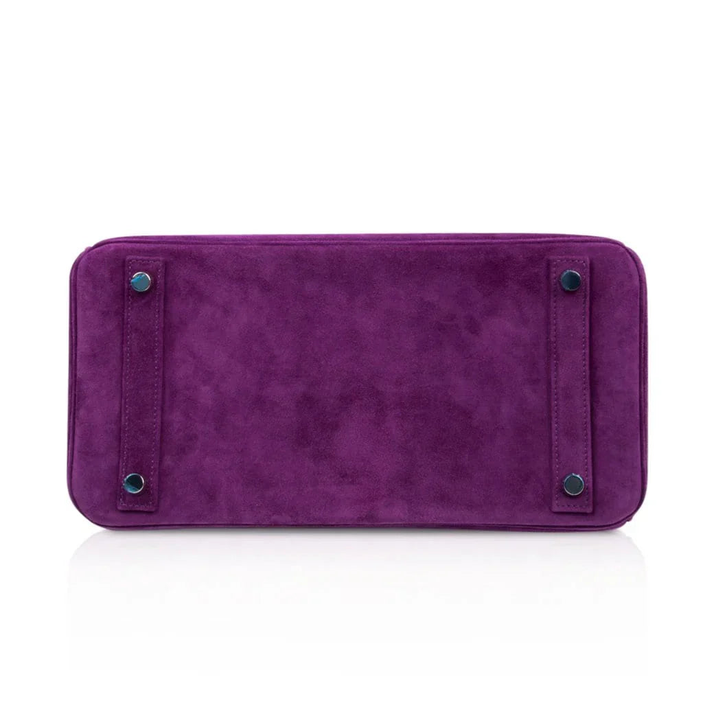 Birkin 30 Bag Rare Doblis Violet Palladium Hardware