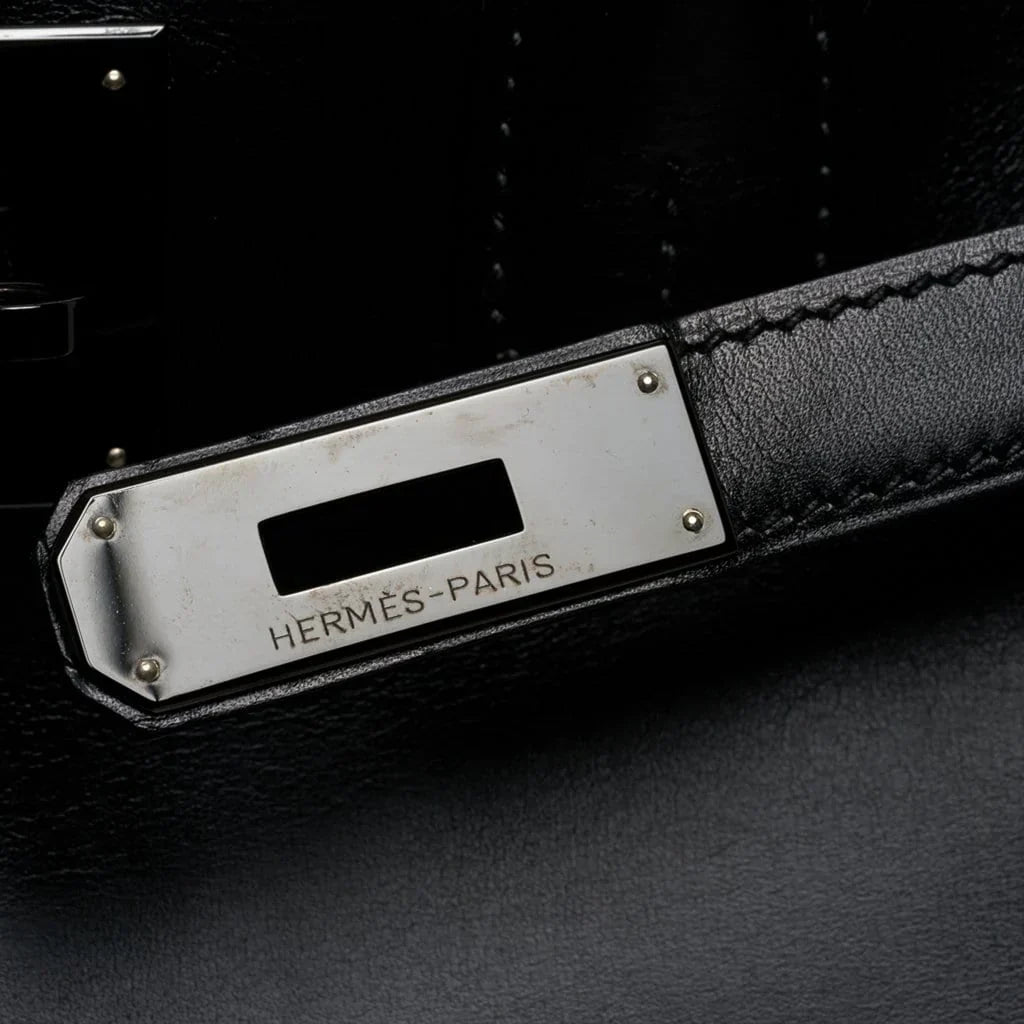 Birkin 30 Bag So Black Limited Edition Box Leather