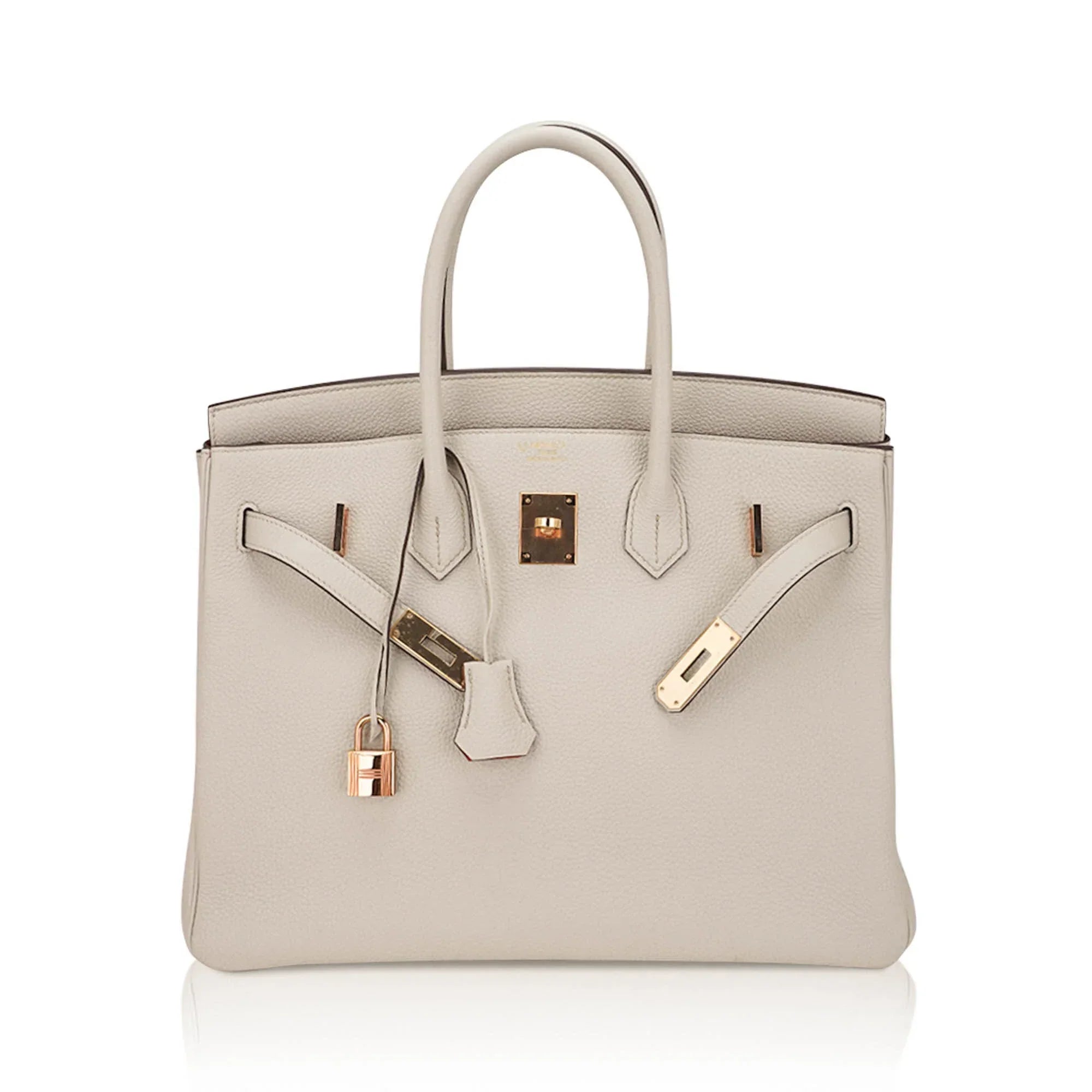 HSS Birkin 35 Trench and Corail Togo Leather Special Order Bag