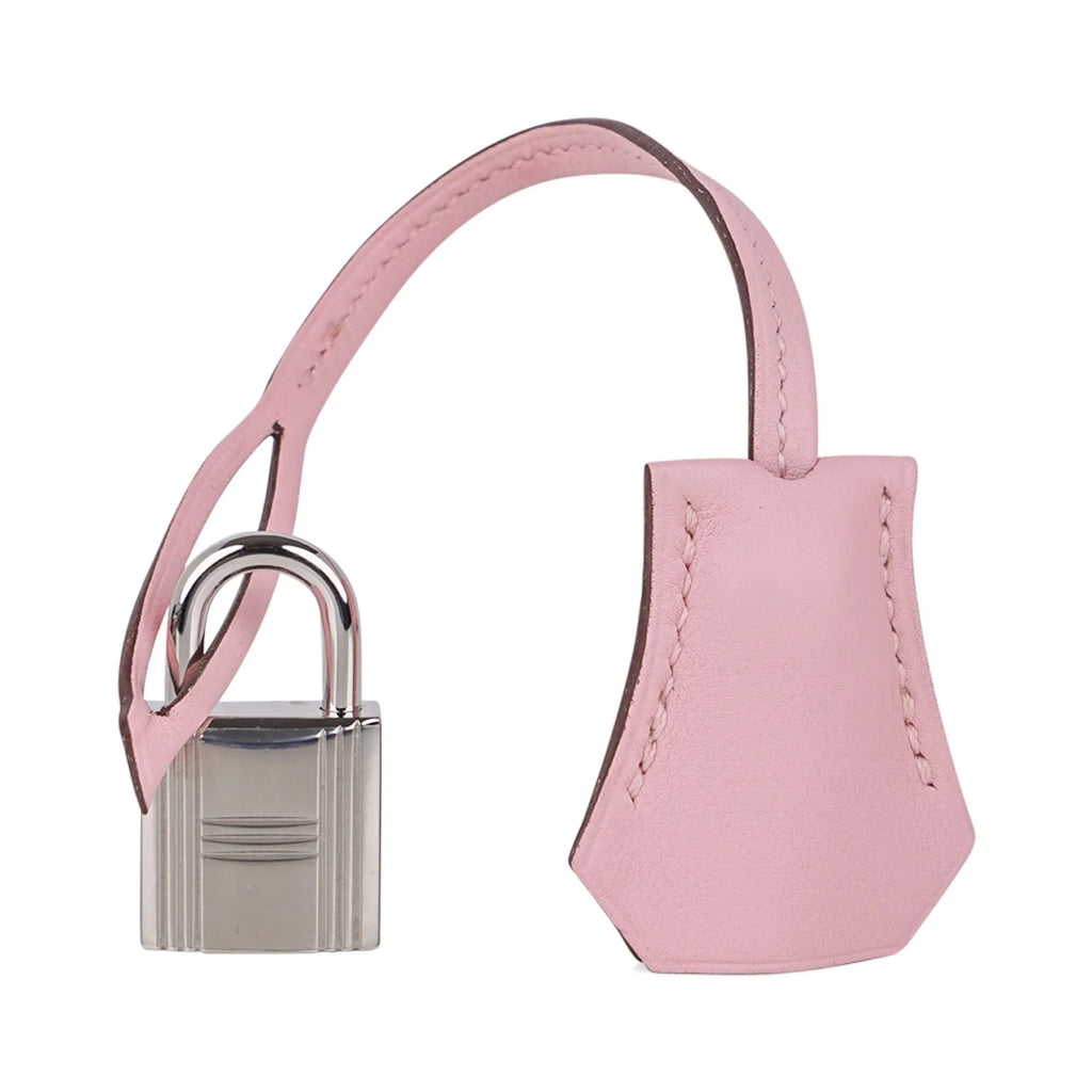 Birkin 25 Bag Rose Sakura Palladium Hardware Rare