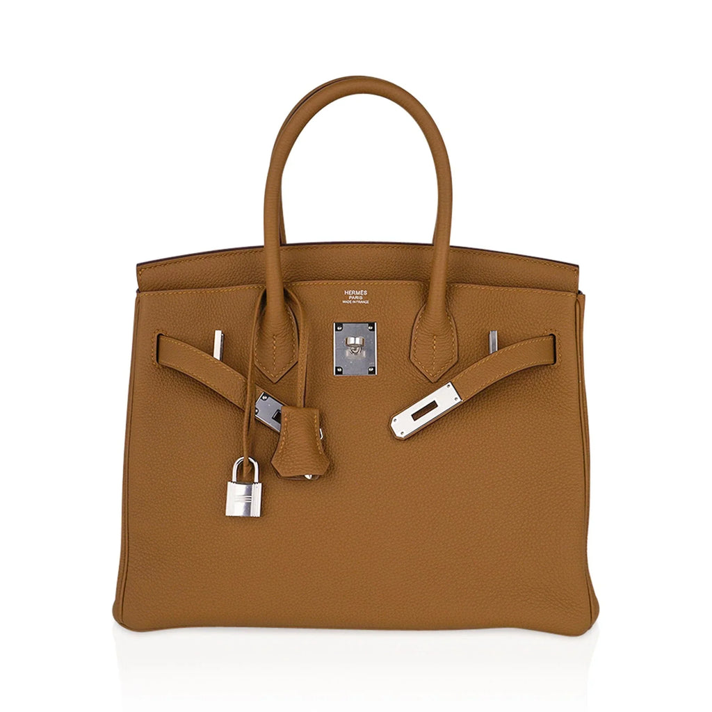 Birkin 30 Bag Bronze d’Or Togo Leather Palladium Hardware