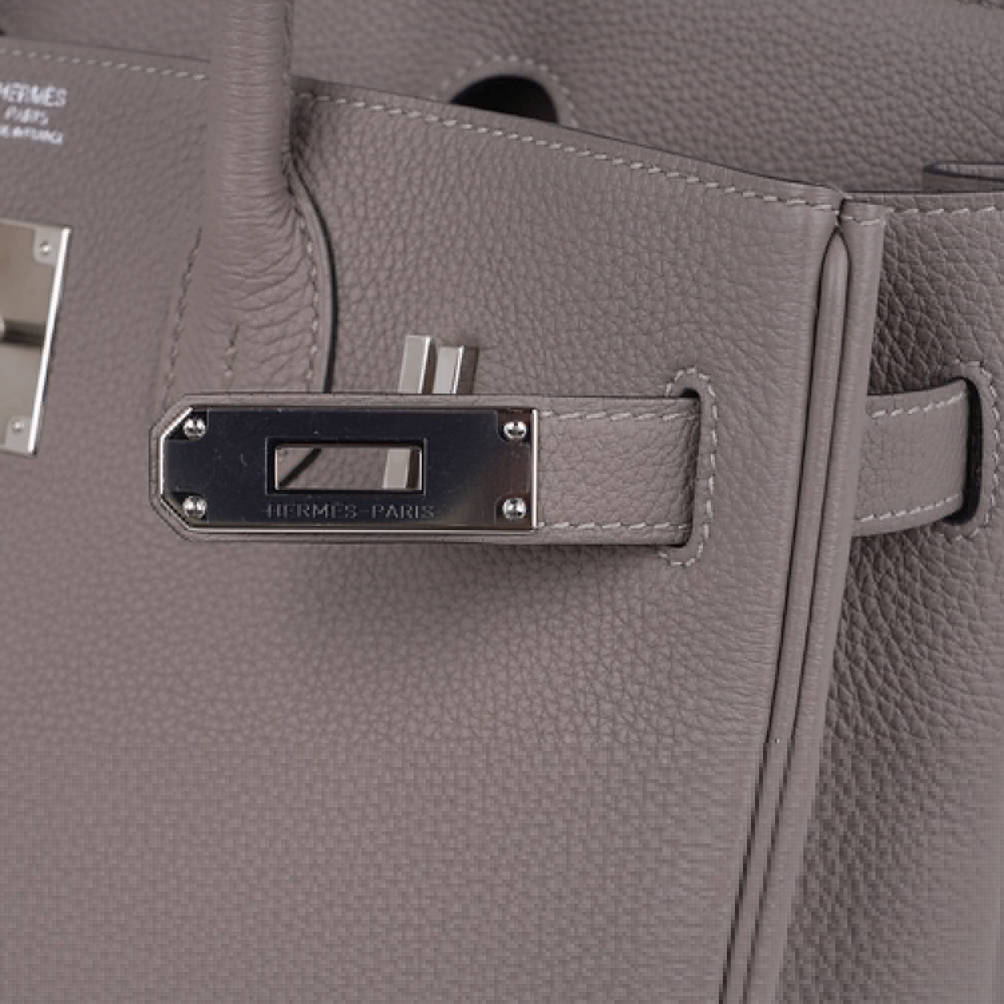 Birkin 30 Bag Gris Asphalte Togo Leather with Palladium Hardware