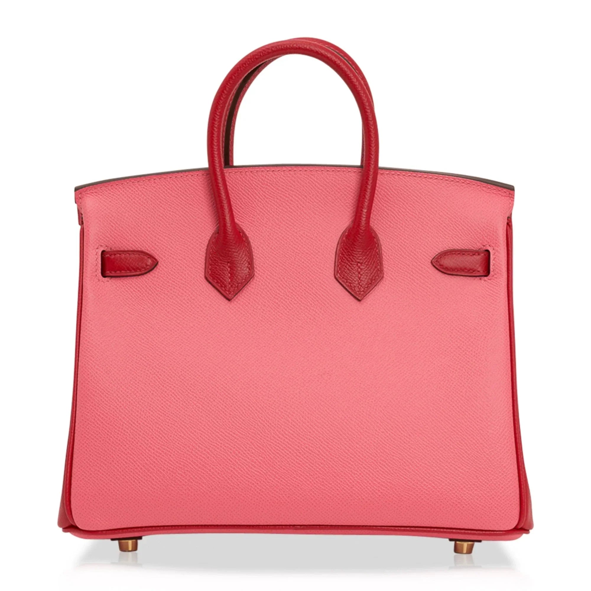 Birkin 25 HSS Bag Rose Azalee Rouge Casaque Epsom Gold Hardware