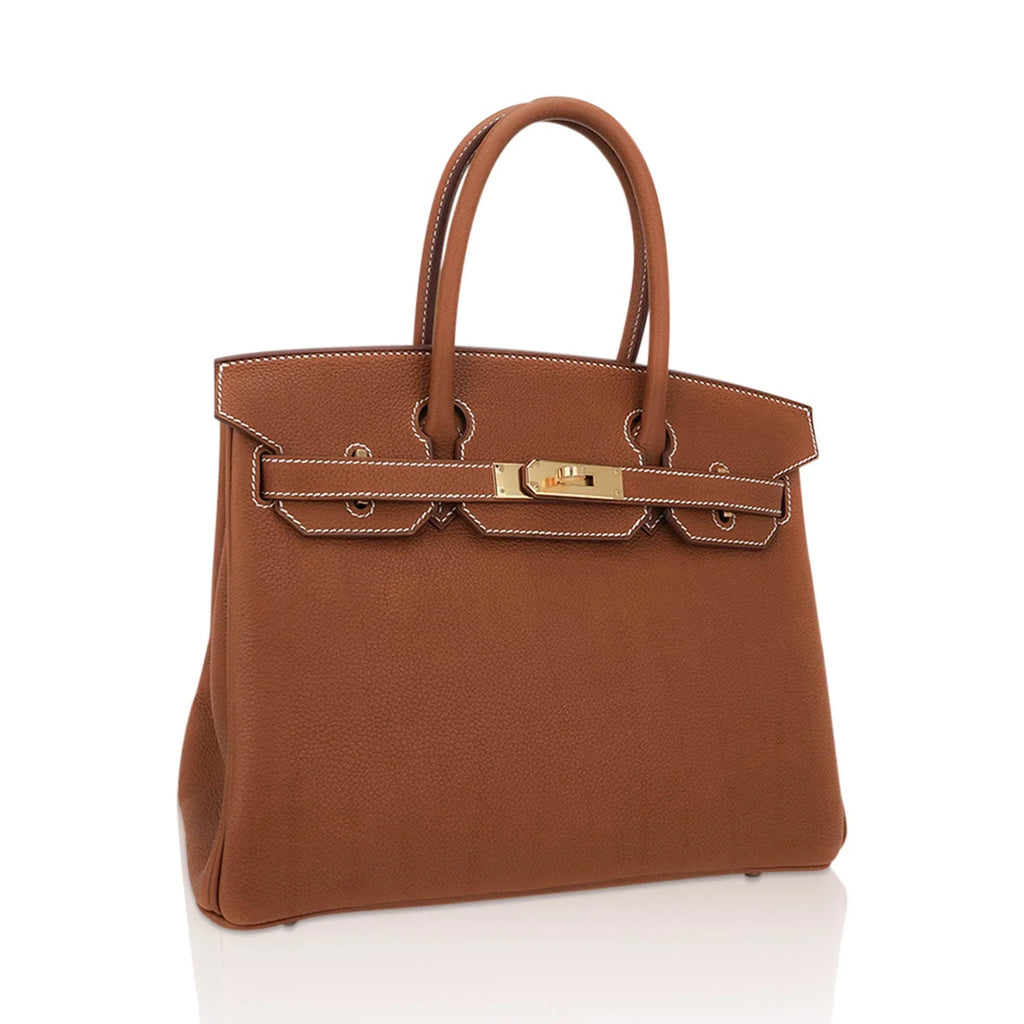 Birkin 30 Bag Barenia Faubourg Leather with Gold Hardware