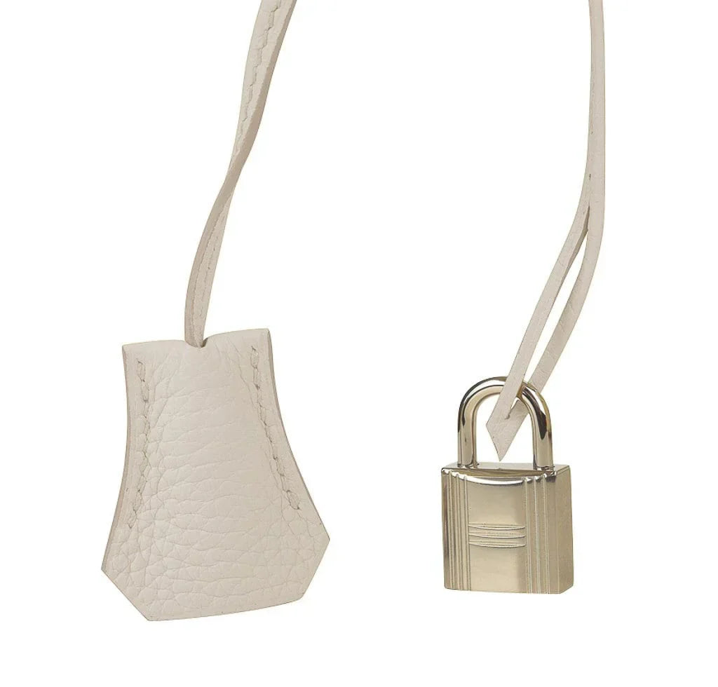 Birkin 35 Bag Beton Clemence Palladium Hardware